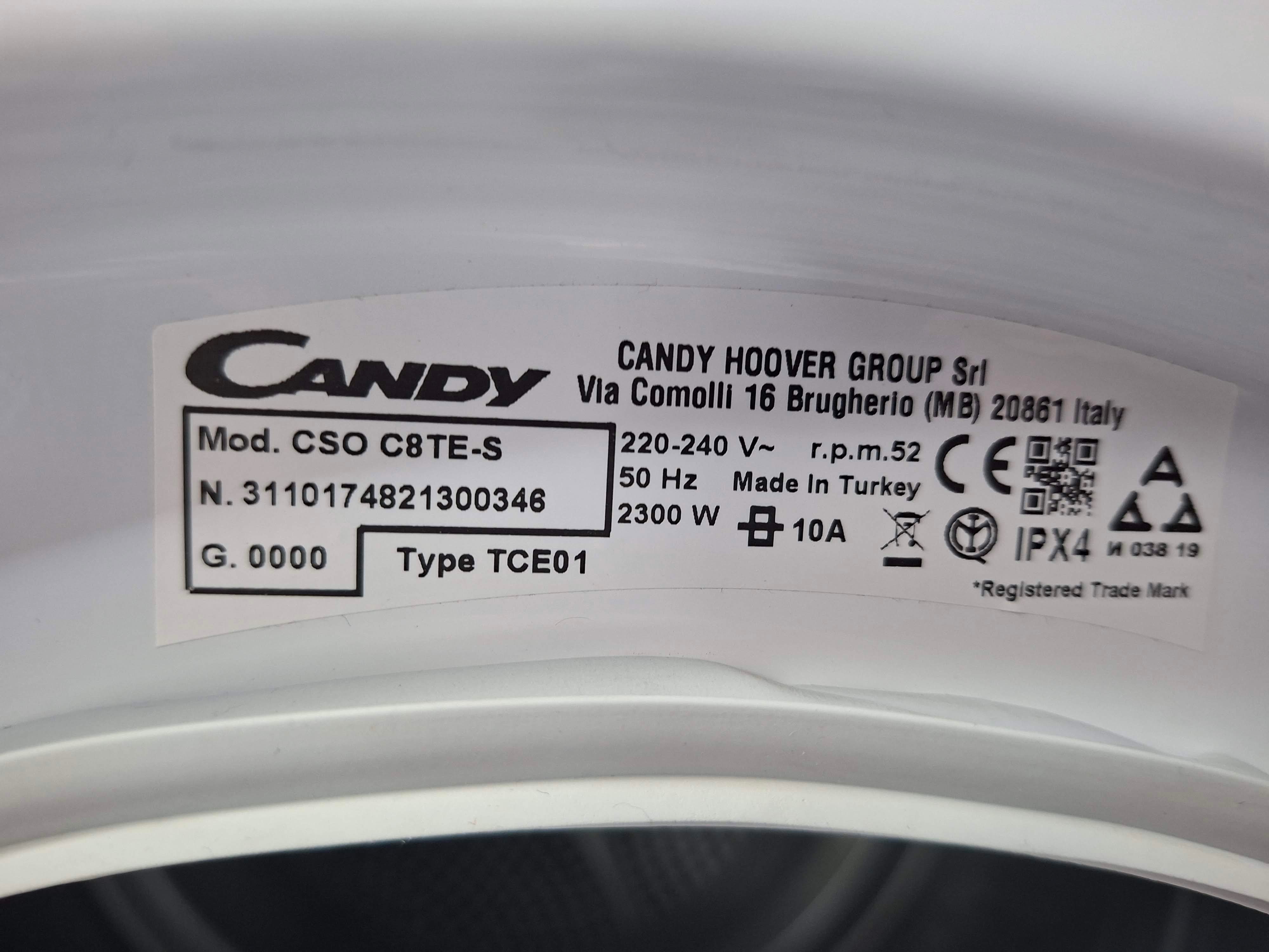 Mašina za sušenje veša Candy CSO C8TE-S, 8kg