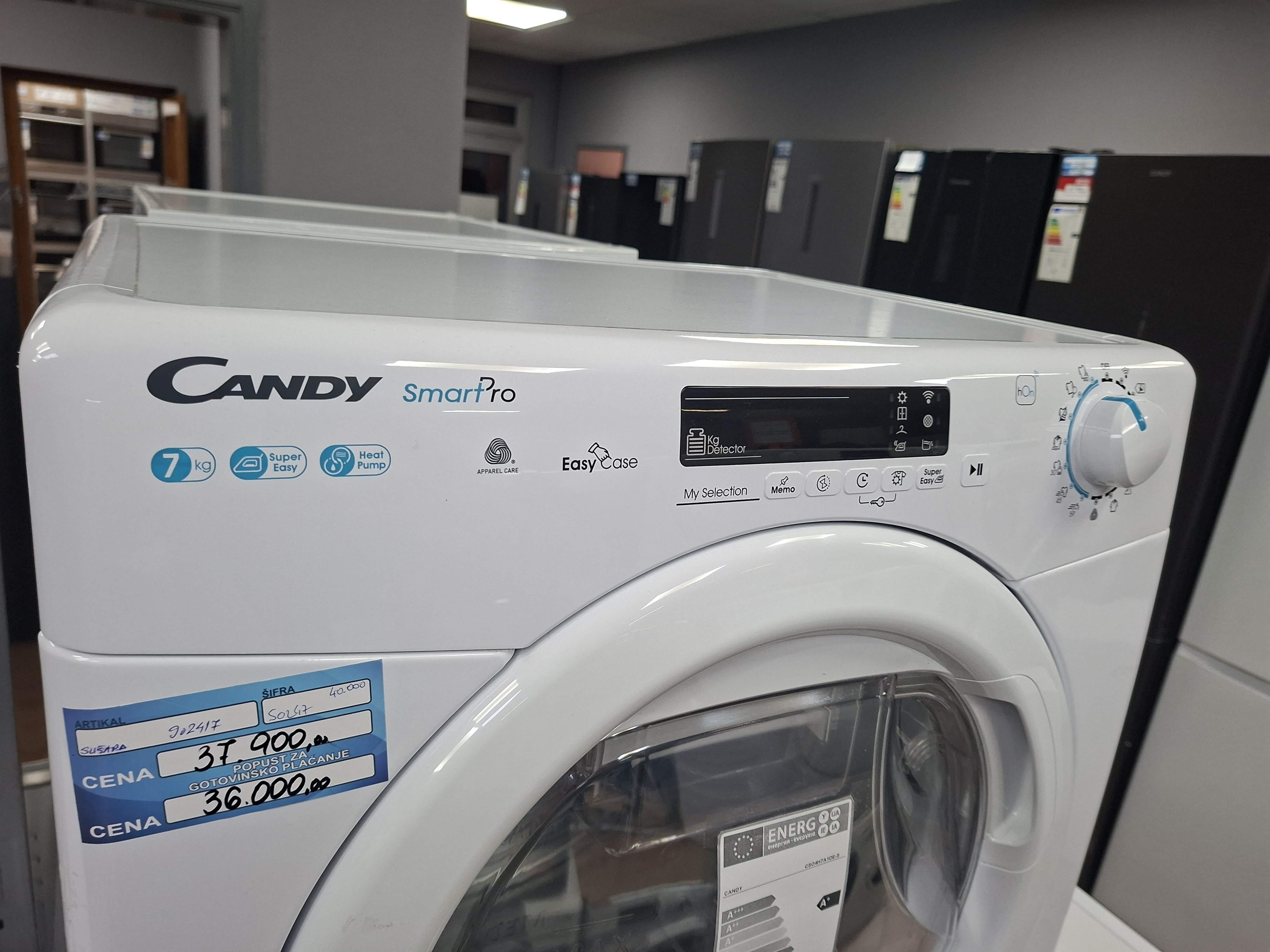 Mašina za sušenje veša Candy CSO4 H7A1DE-S , 7kg