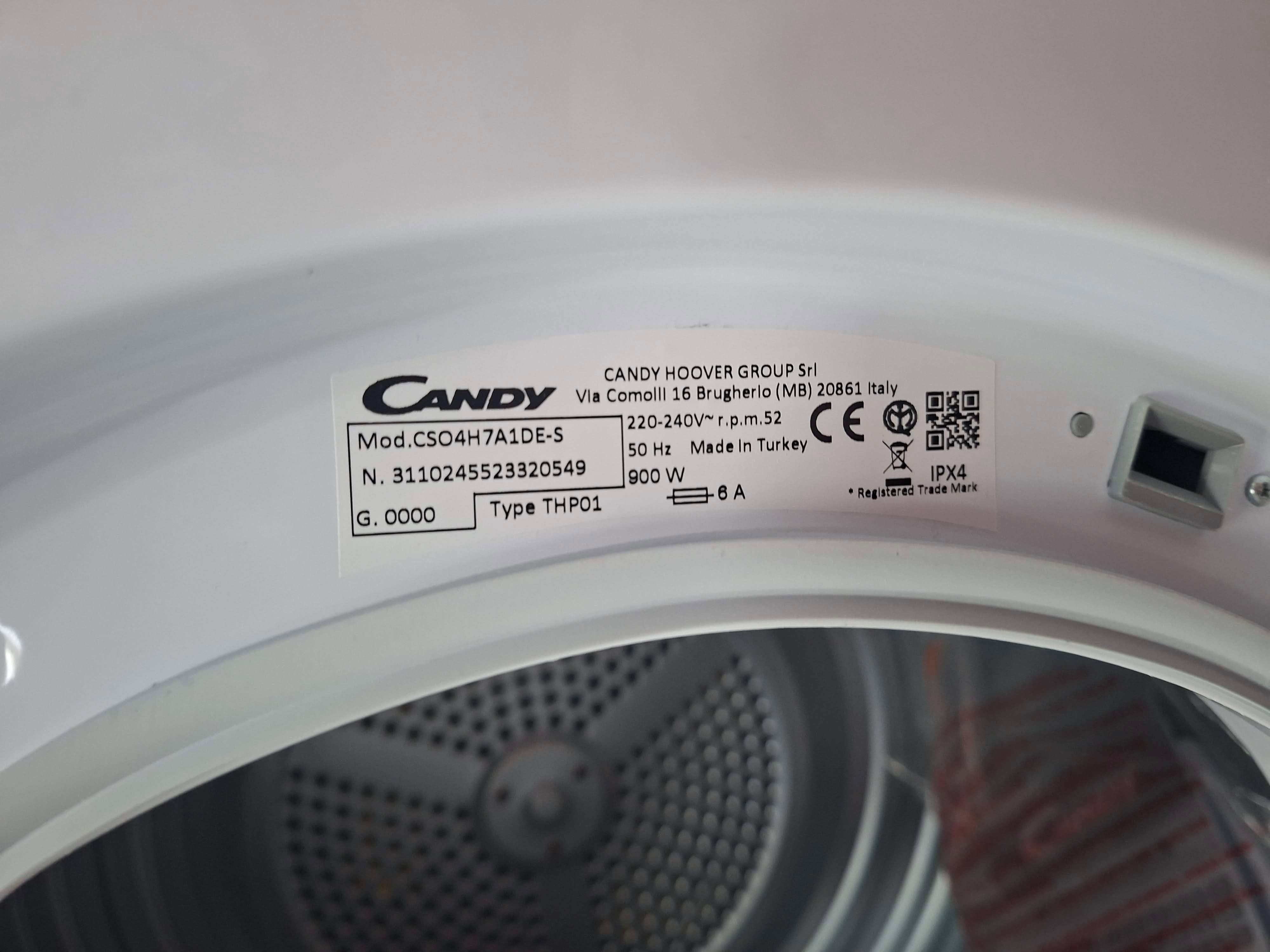 Mašina za sušenje veša Candy CSO4 H7A1DE-S , 7kg, slim