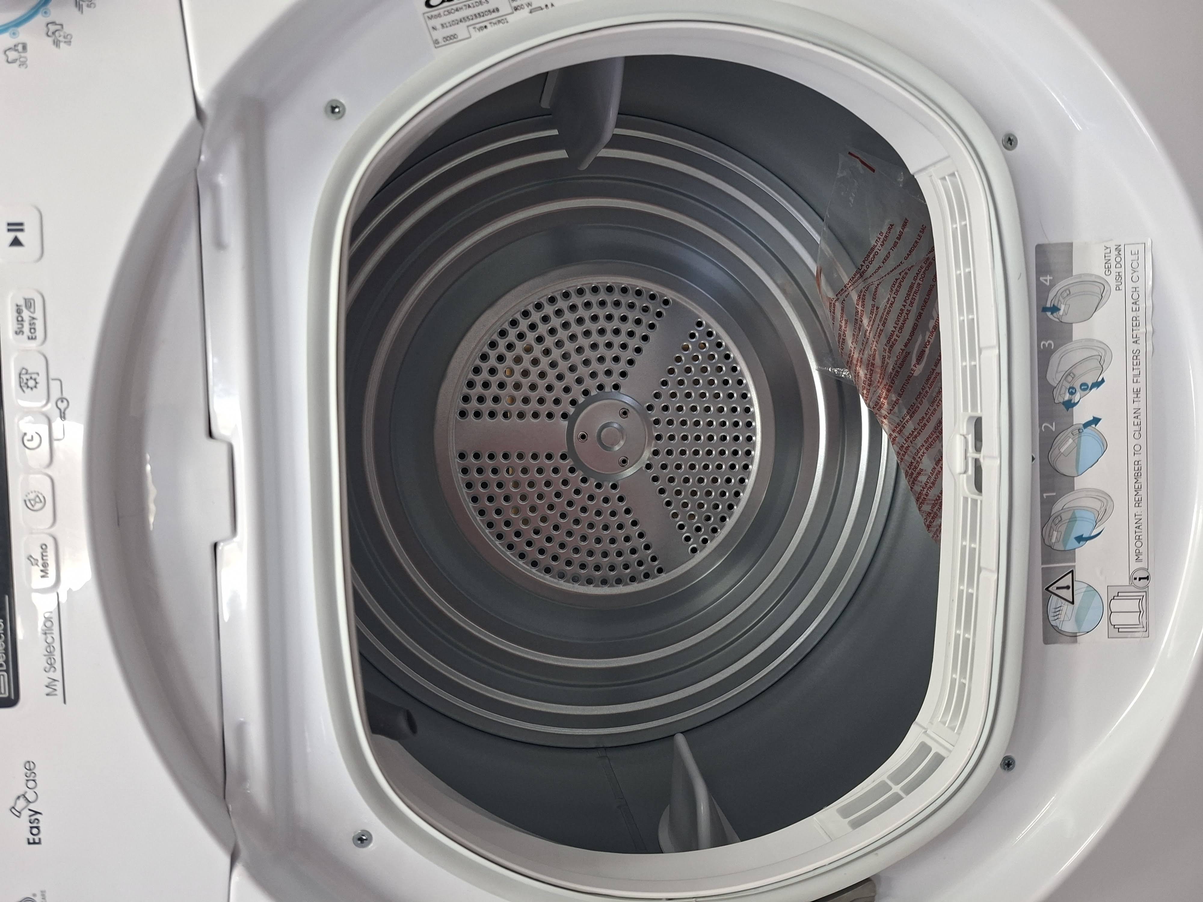 Mašina za sušenje veša Candy CSO4 H7A1DE-S , 7kg, slim