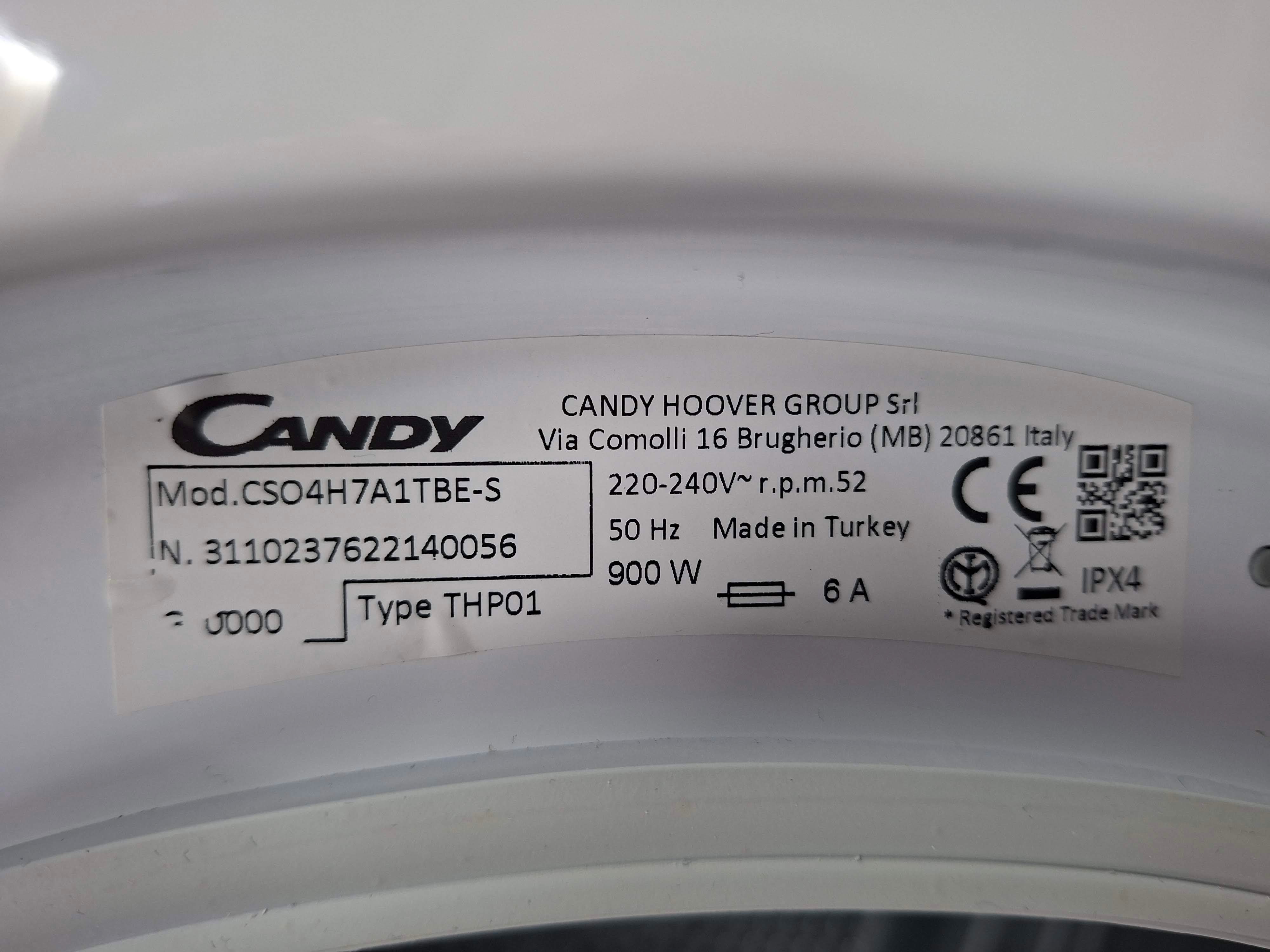 Mašina za sušenje veša Candy CSO4H7A1TBE-S , 7kg, Slim