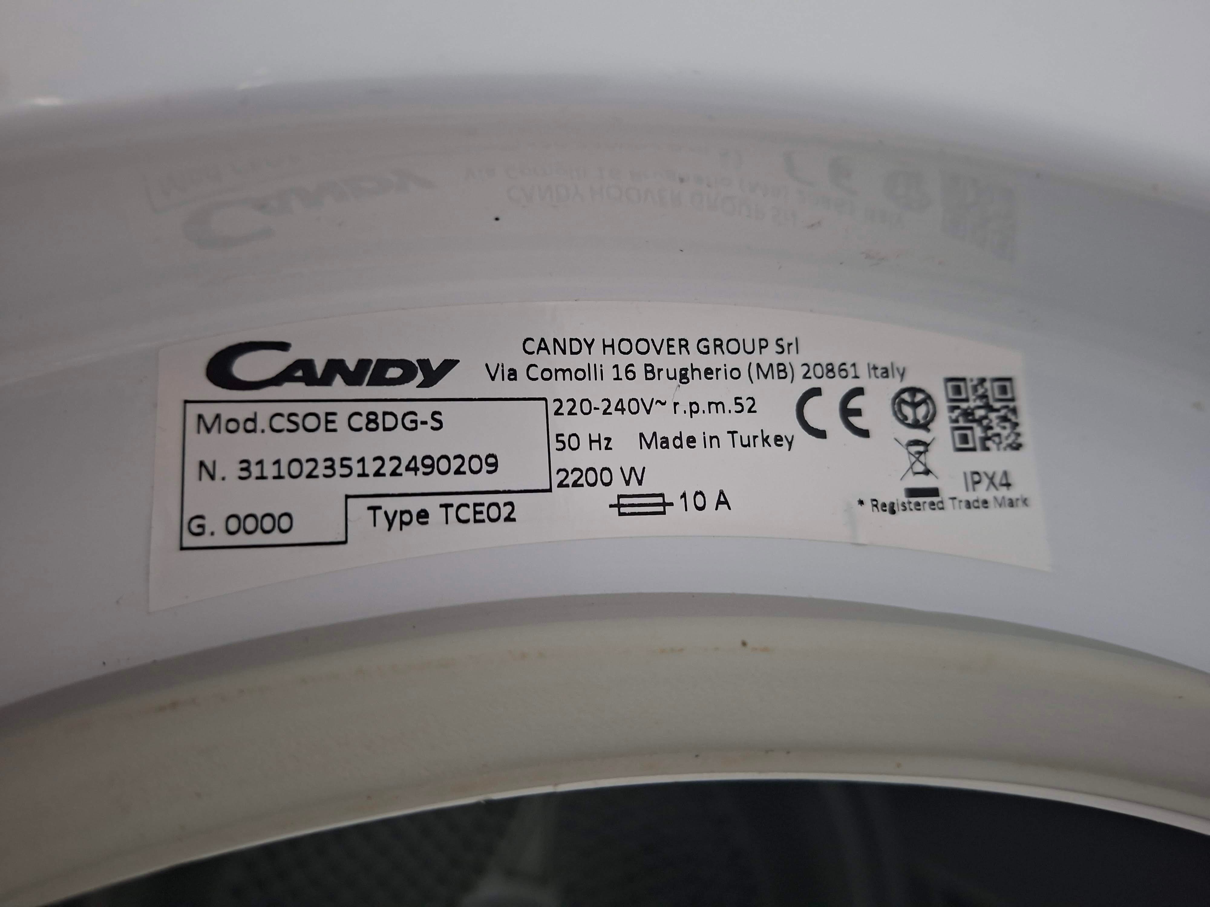 Mašina za sušenje veša Candy CSOE C8DG-S , 8 kg