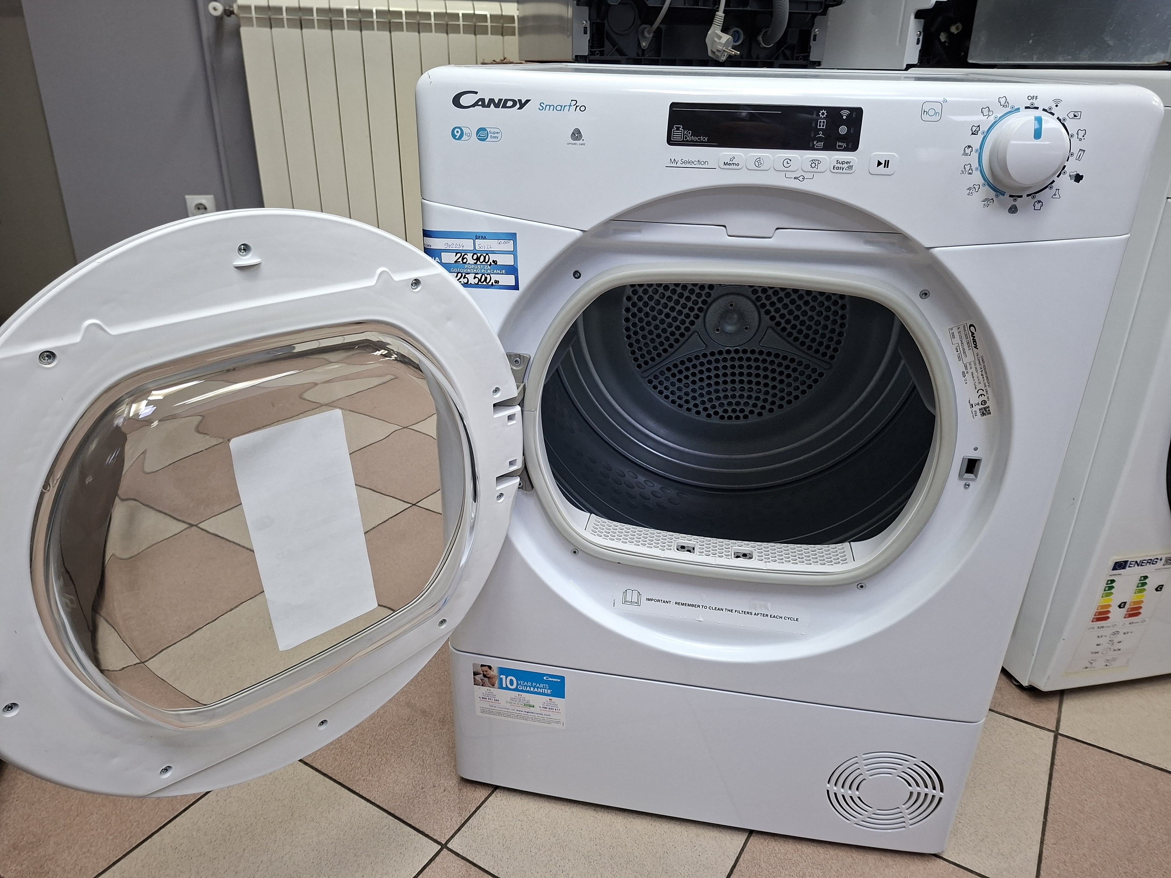 Mašina za sušenje veša Candy CSOE C9DG-S , 9 kg