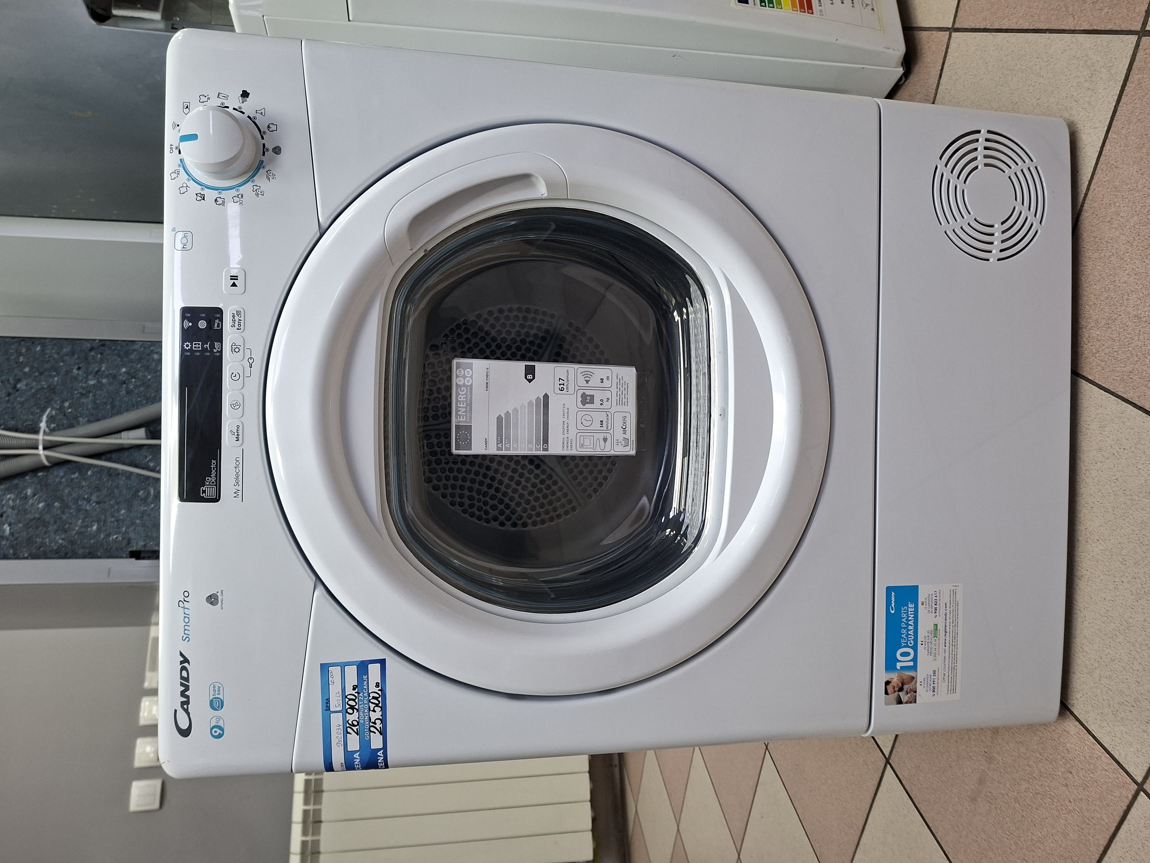 Mašina za sušenje veša Candy CSOE C9DG-S , 9 kg