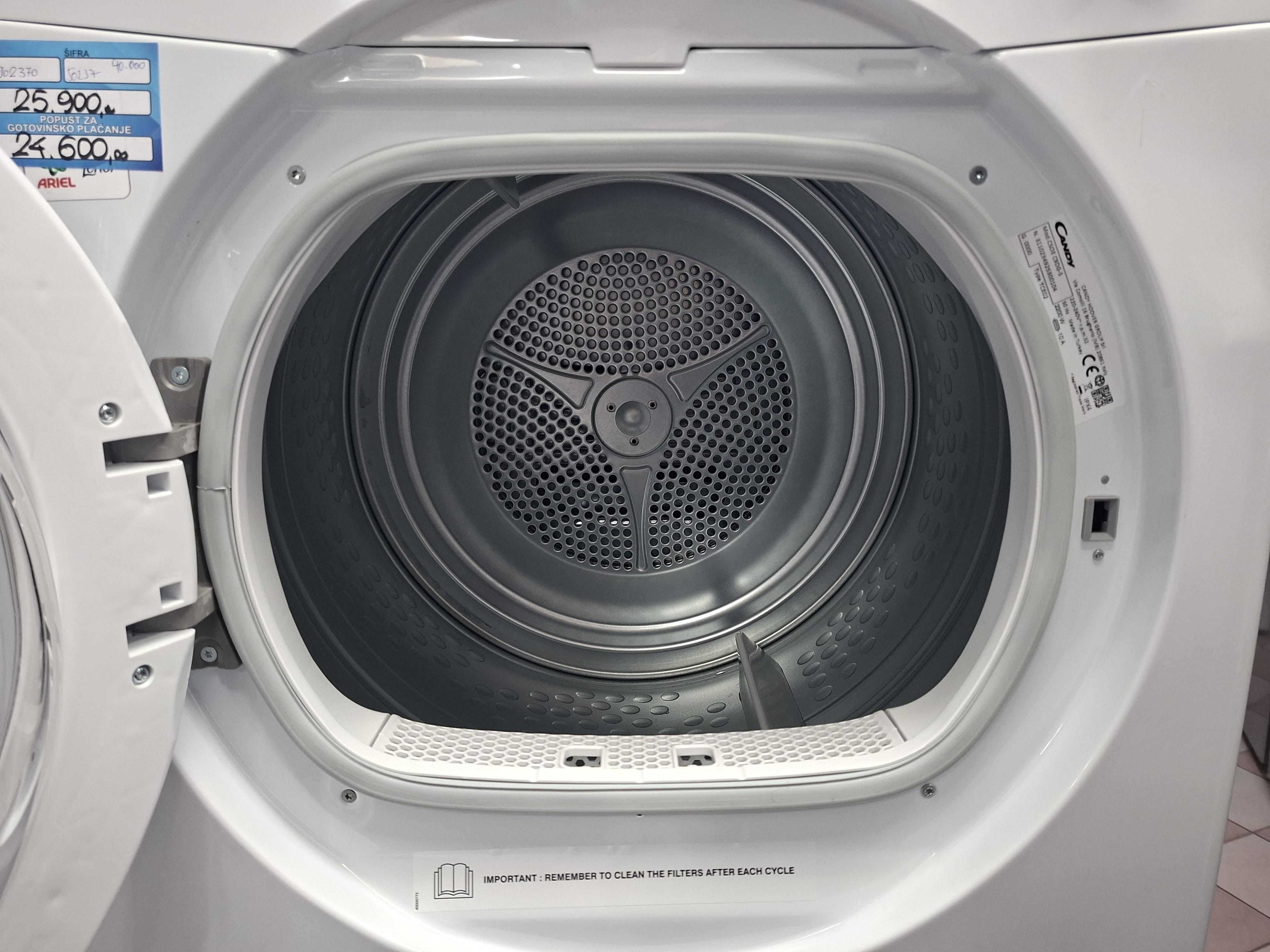 Mašina za sušenje veša Candy CSOE C9DG-S , 9 kg