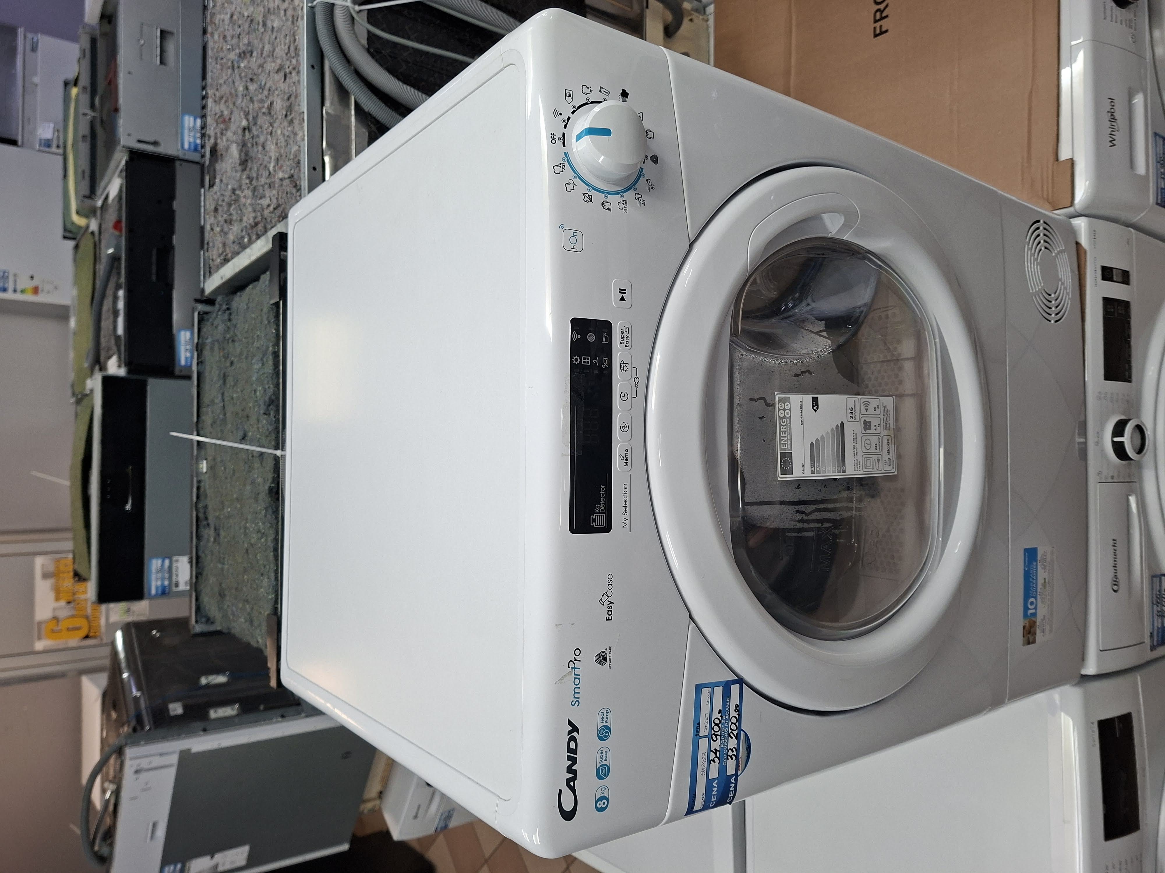 Mašina za sušenje veša Candy CSOE H8A2DE-S (2) , 8kg