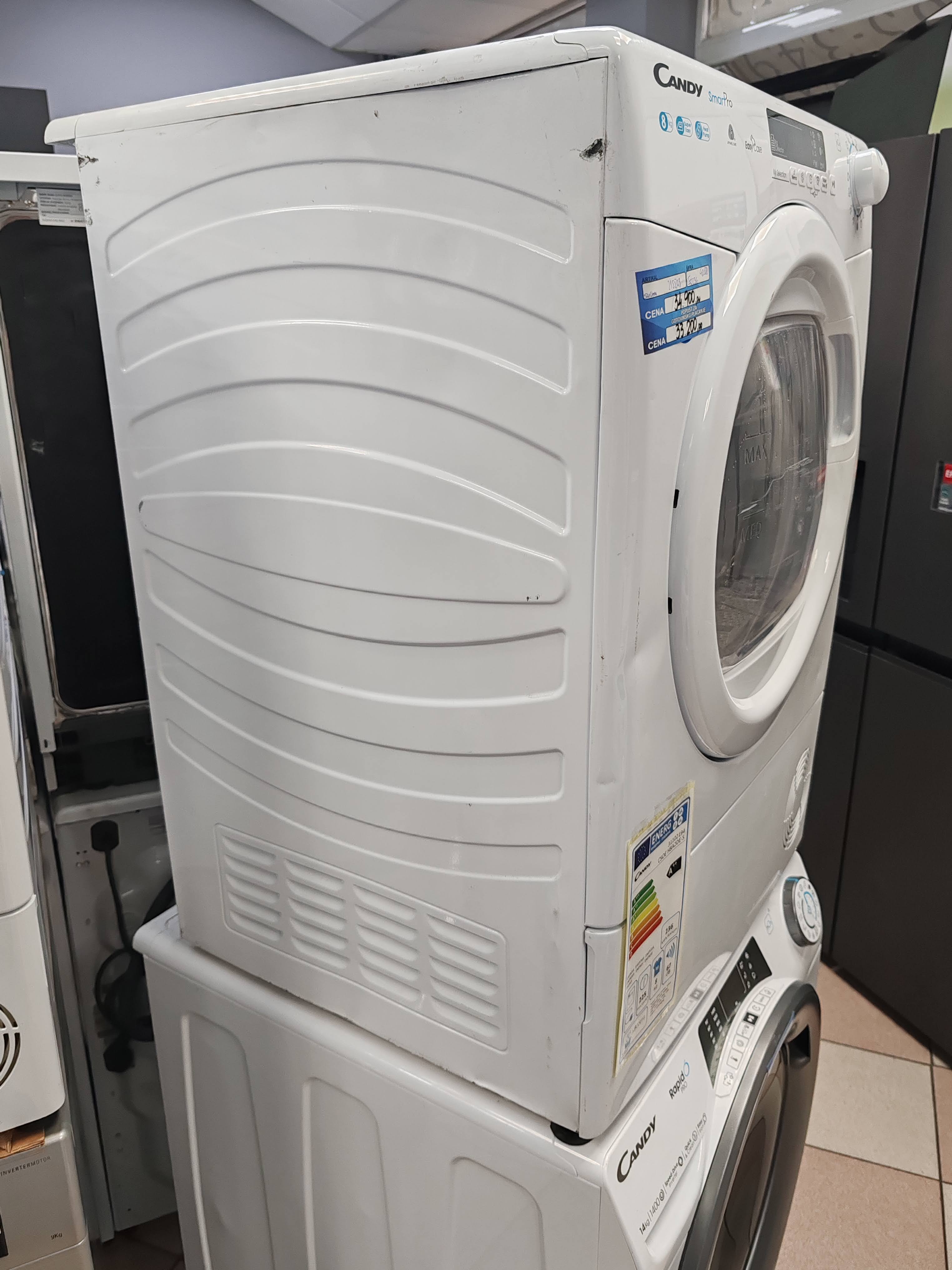 Mašina za sušenje veša Candy CSOE H8A2DE-S , 8kg