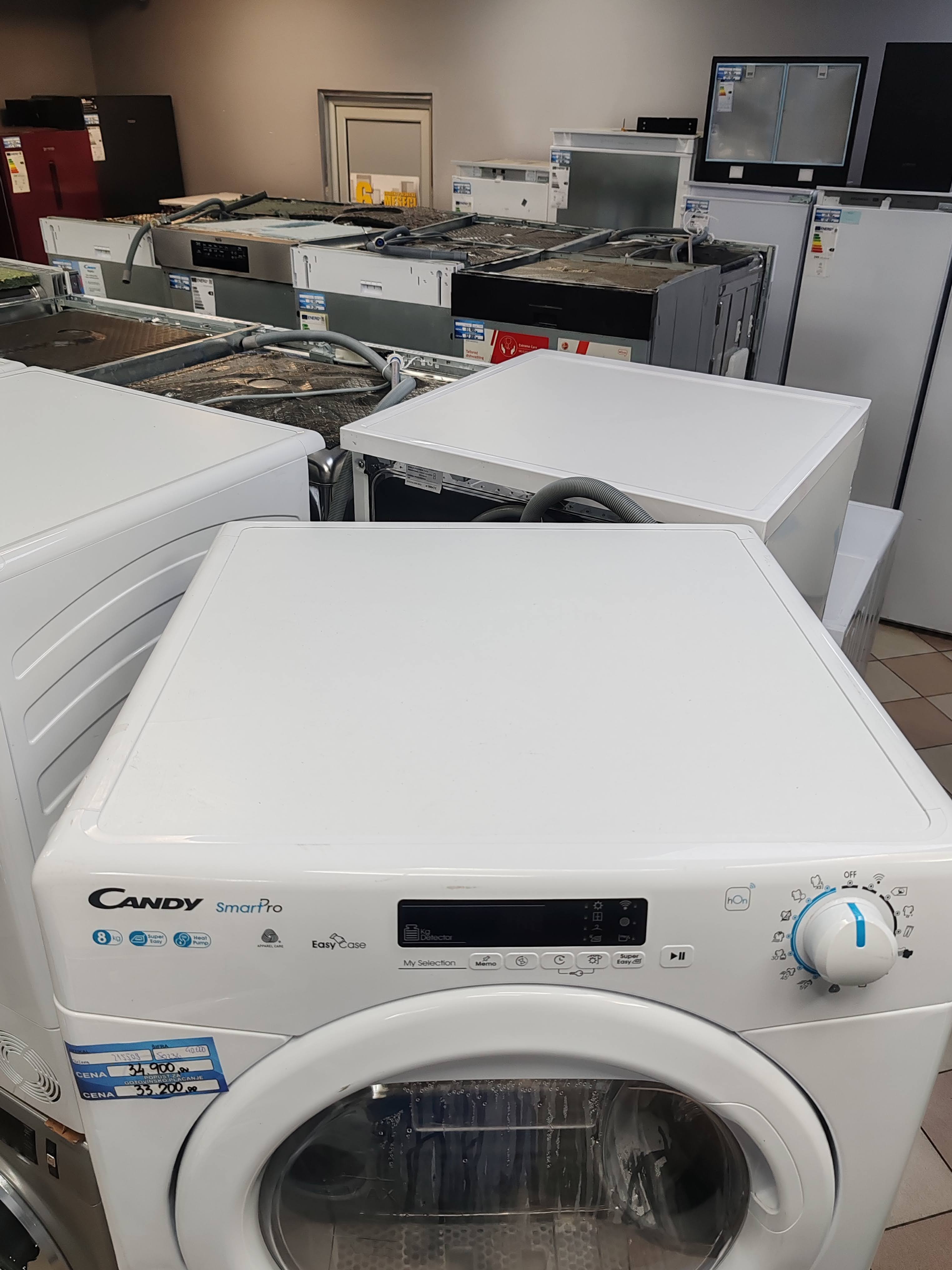Mašina za sušenje veša Candy CSOE H8A2DE-S , 8kg