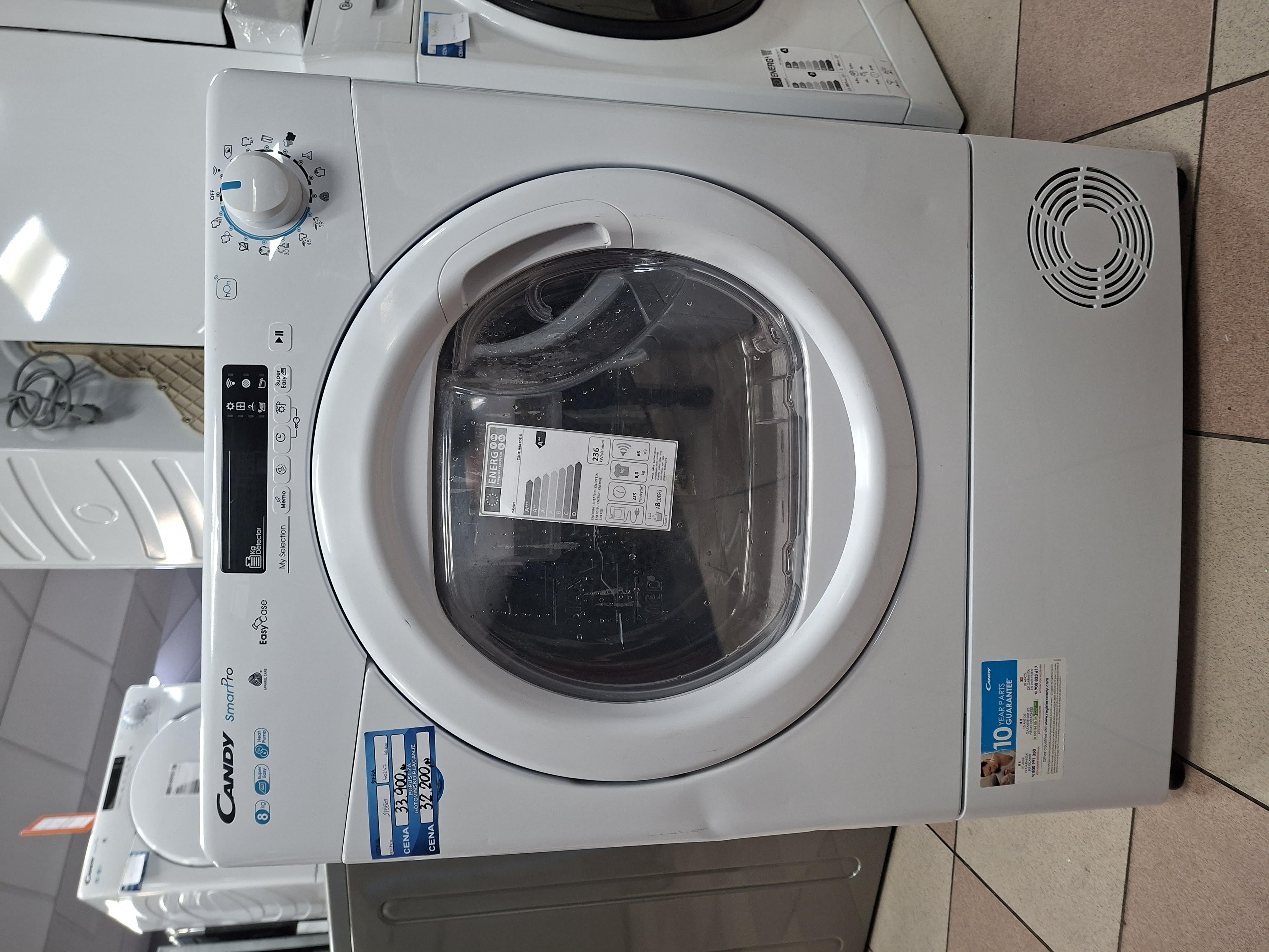 Mašina za sušenje veša Candy CSOE H8A2DE-S , 8kg