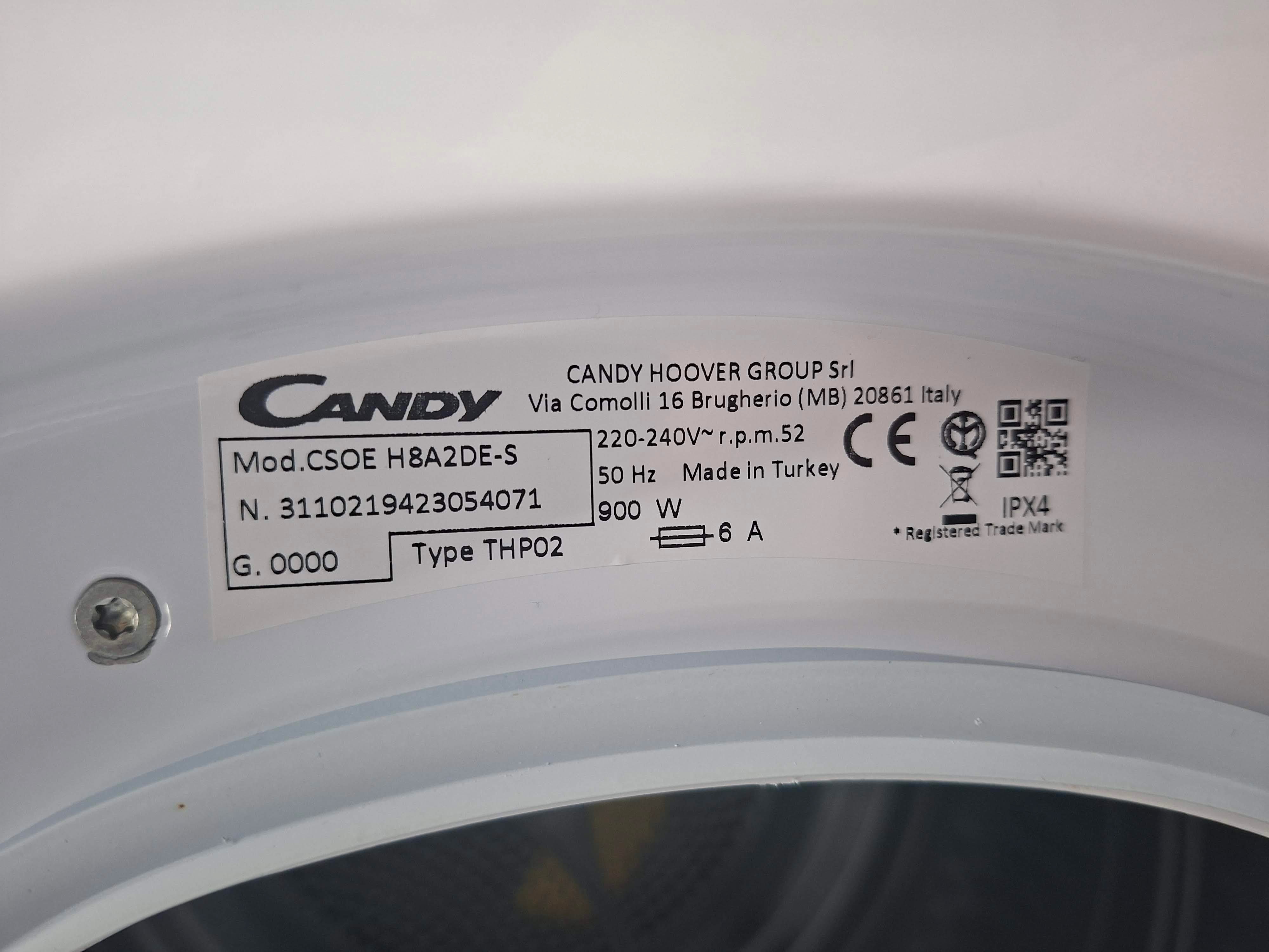 Mašina za sušenje veša Candy CSOE H8A2DE-S , 8kg