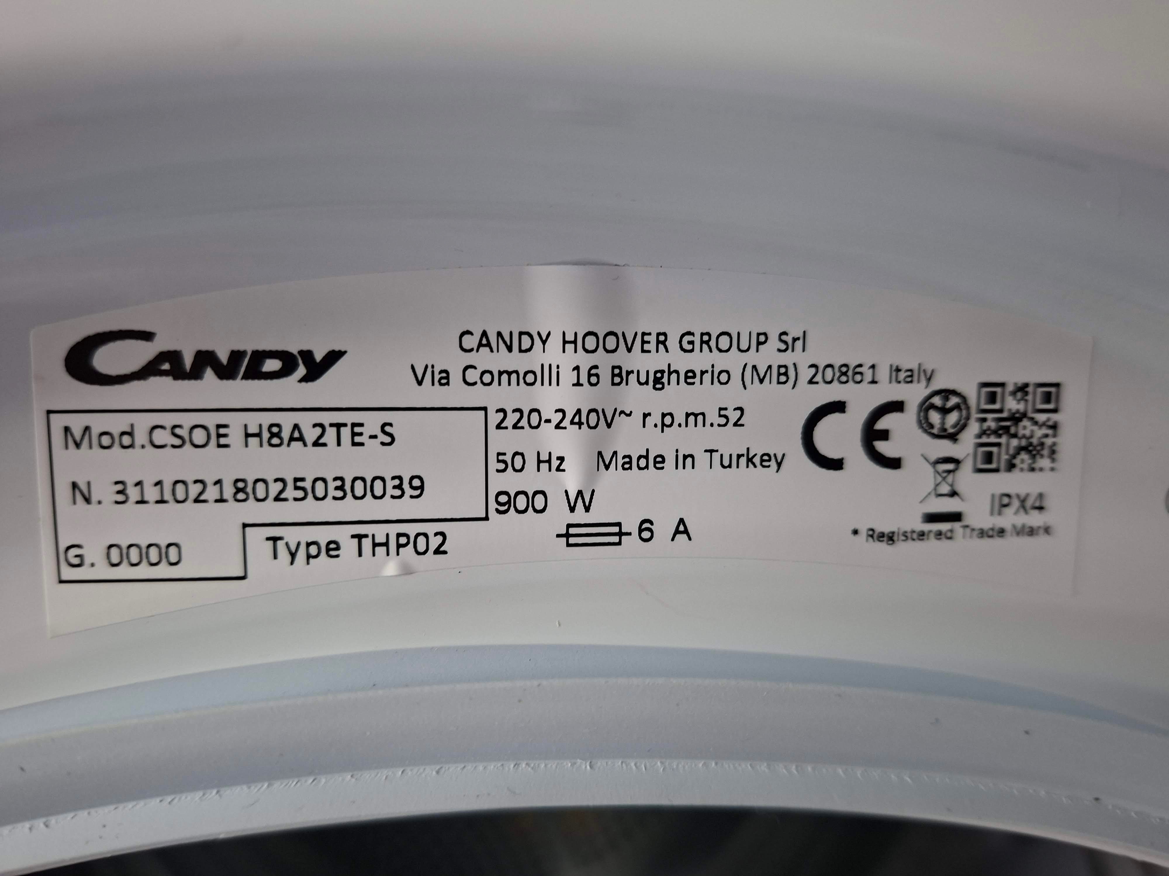 Mašina za sušenje veša Candy CSOE H8A2TE-S , 8kg