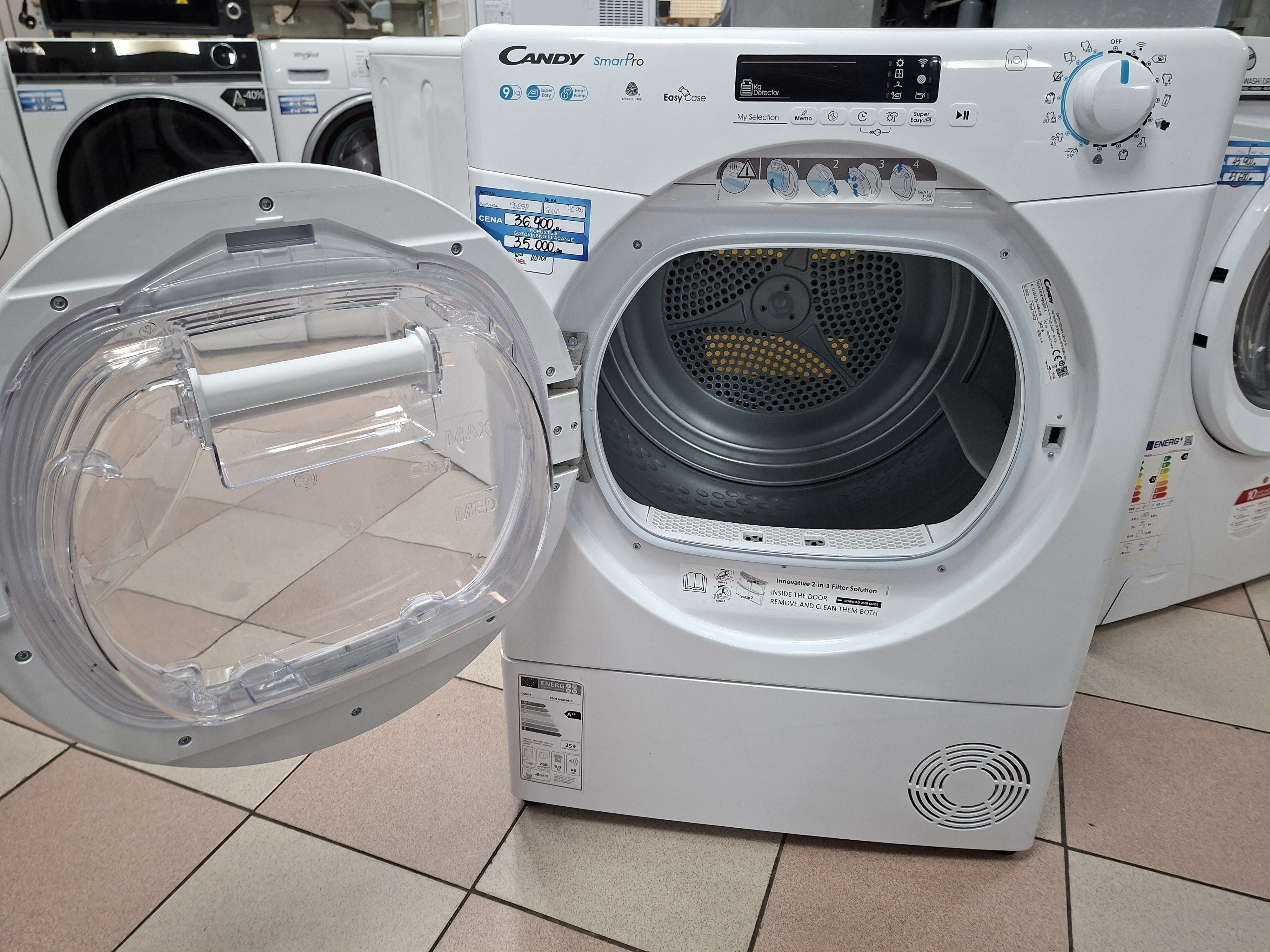 Masina za Sušenje veša Candy CSOE H9A2DE-S , 9kg