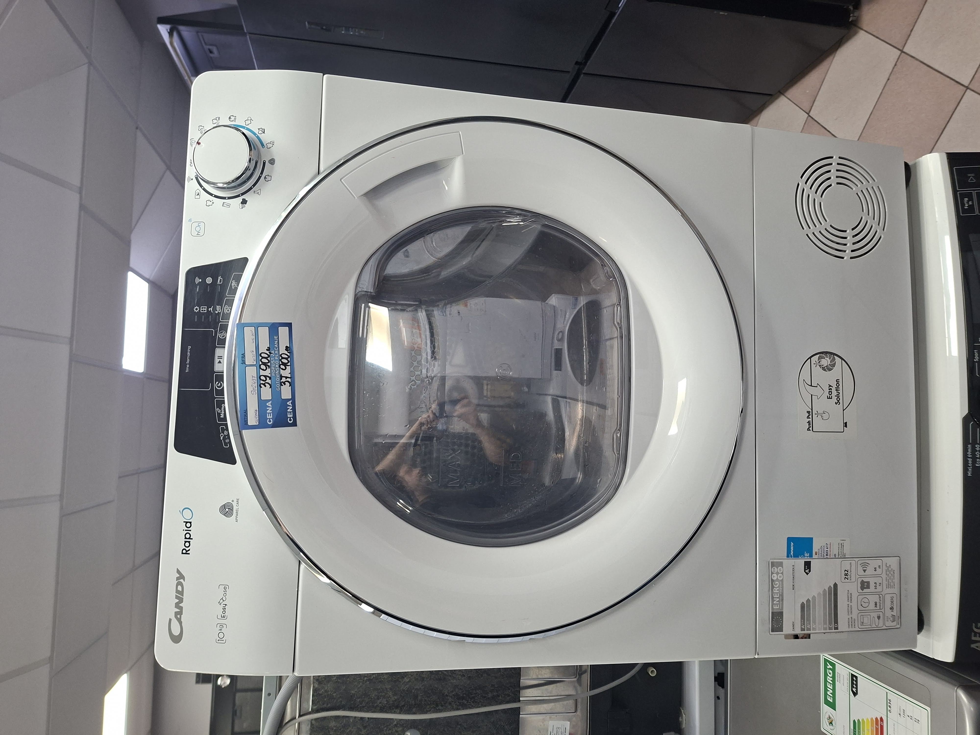 Mašina za sušenje veša Candy ROE H10A2TCXE-S, 10 kg