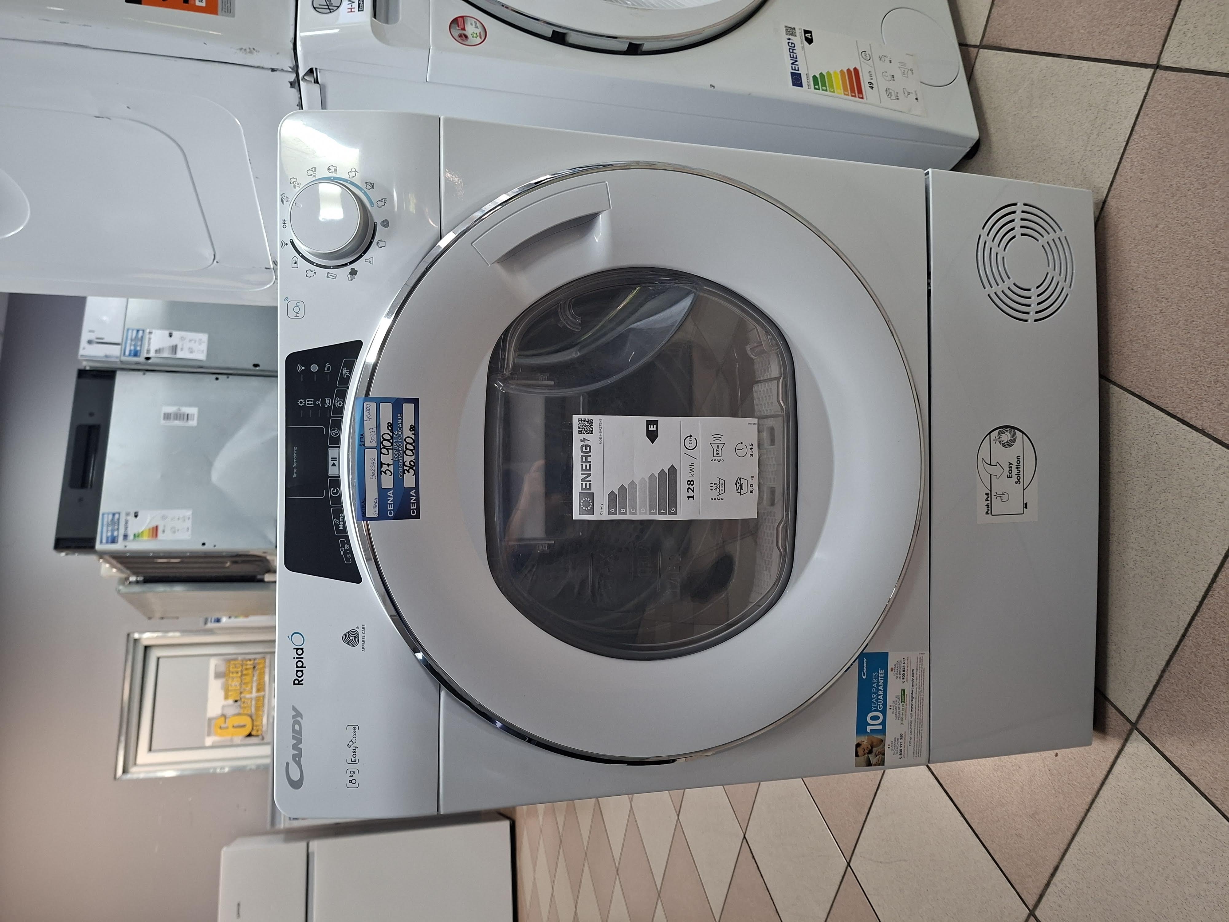 Mašina za sušenje veša Candy ROE H8A2TE-S, 8 kg