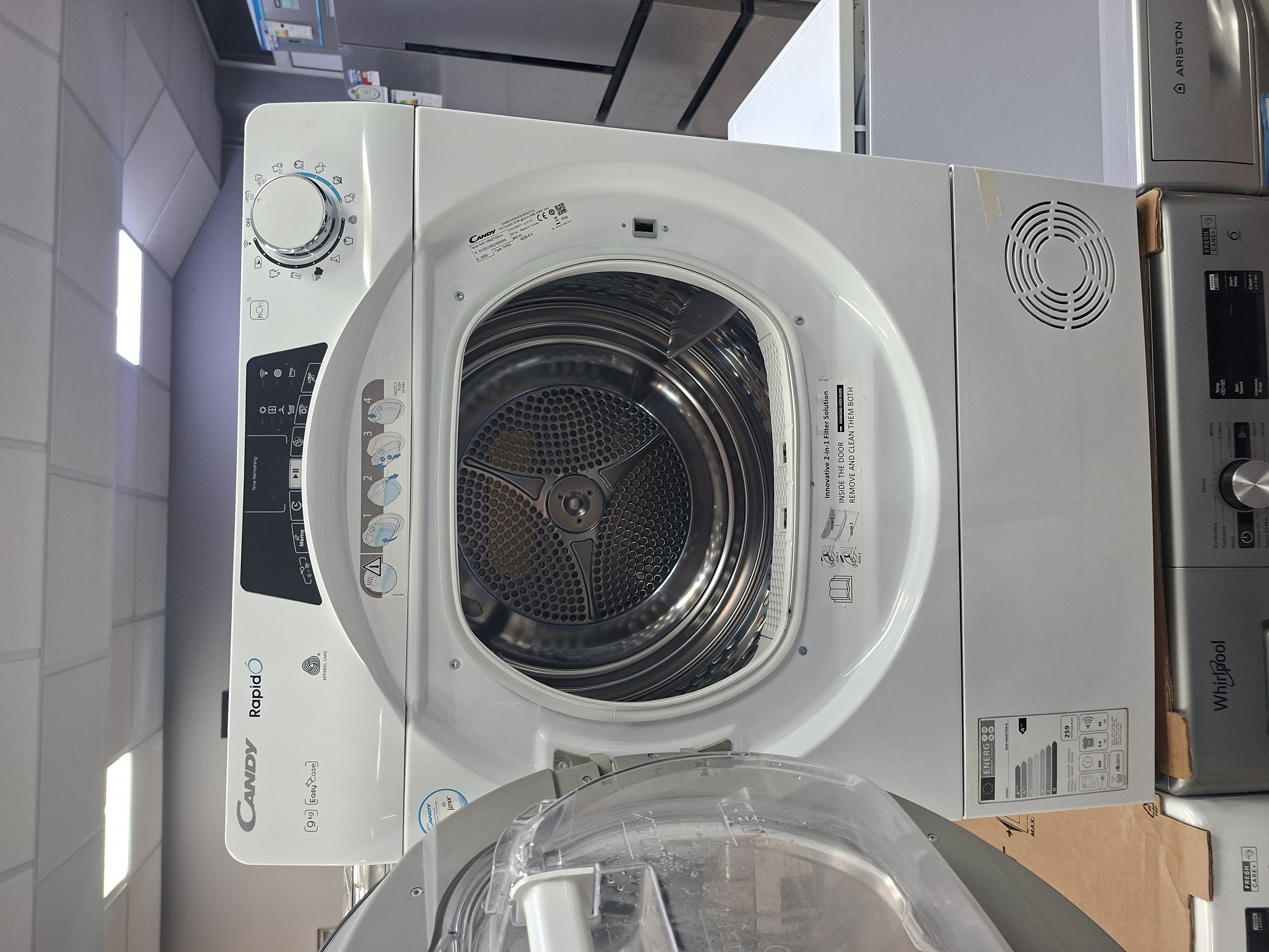 Mašina za sušenje veša Candy ROE H9A2TCEX-S, 9kg