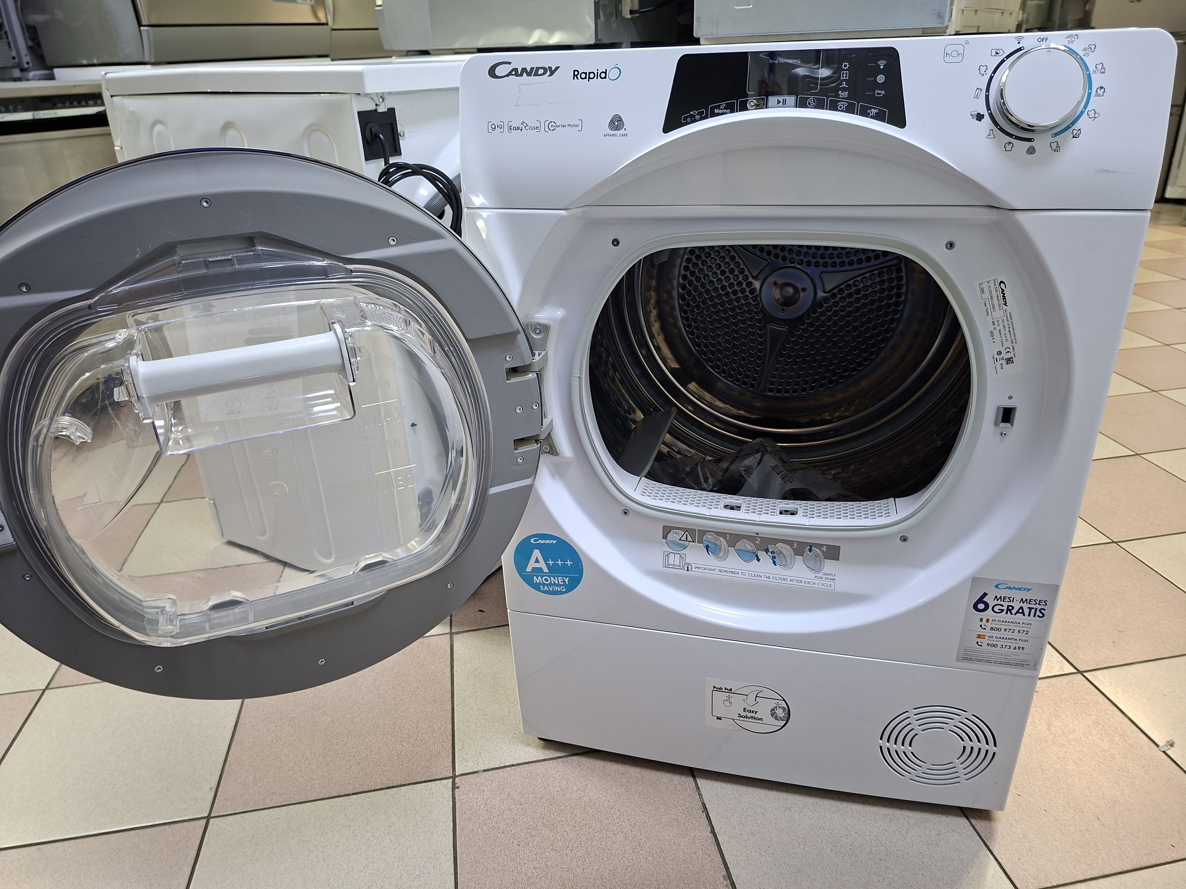 Mašina za sušenje veša Candy ROE H9A3TCEX-S, 9 kg