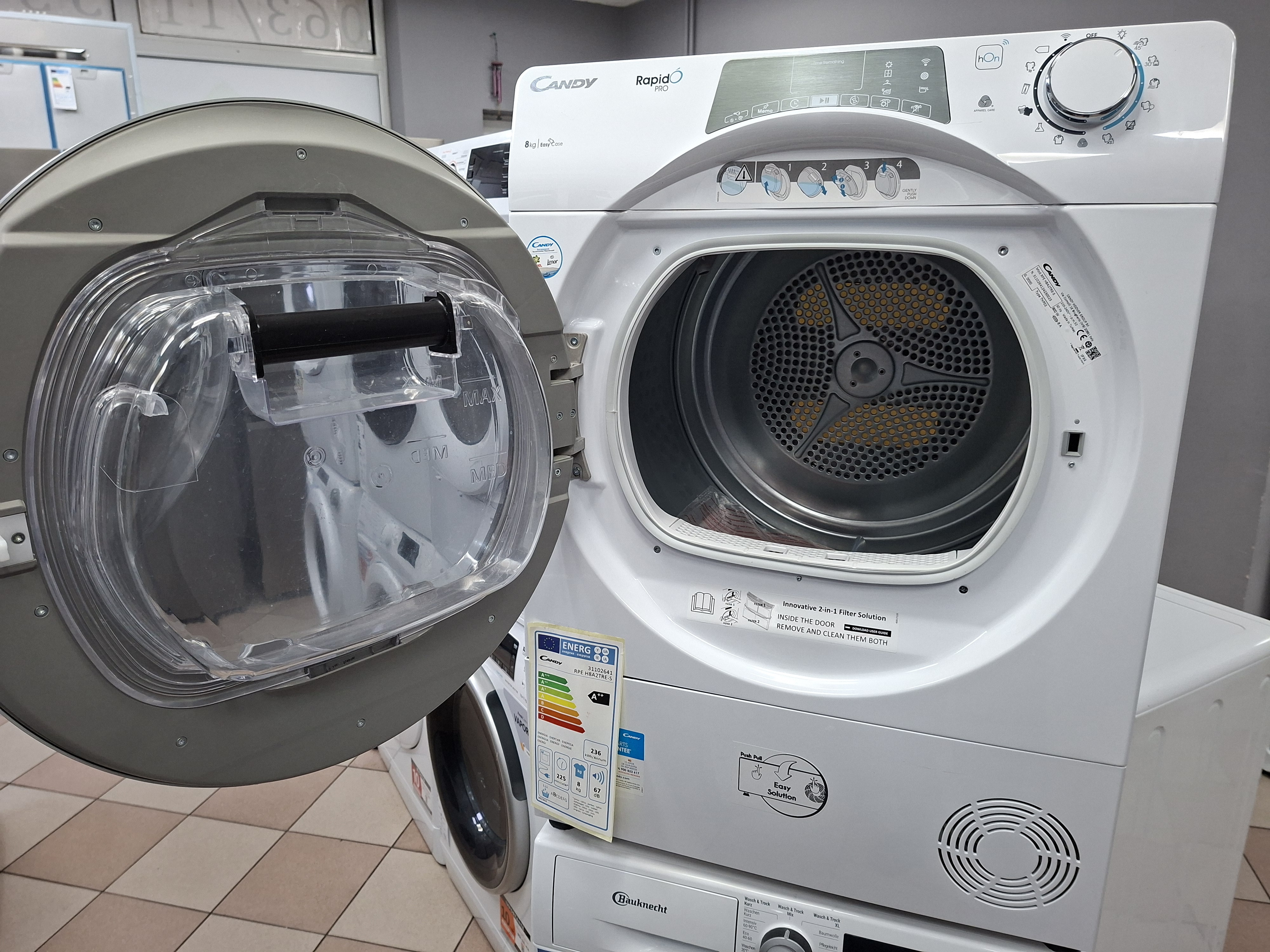Mašina za sušenje veša Candy RPE H8A2TRE-S , 8 kg