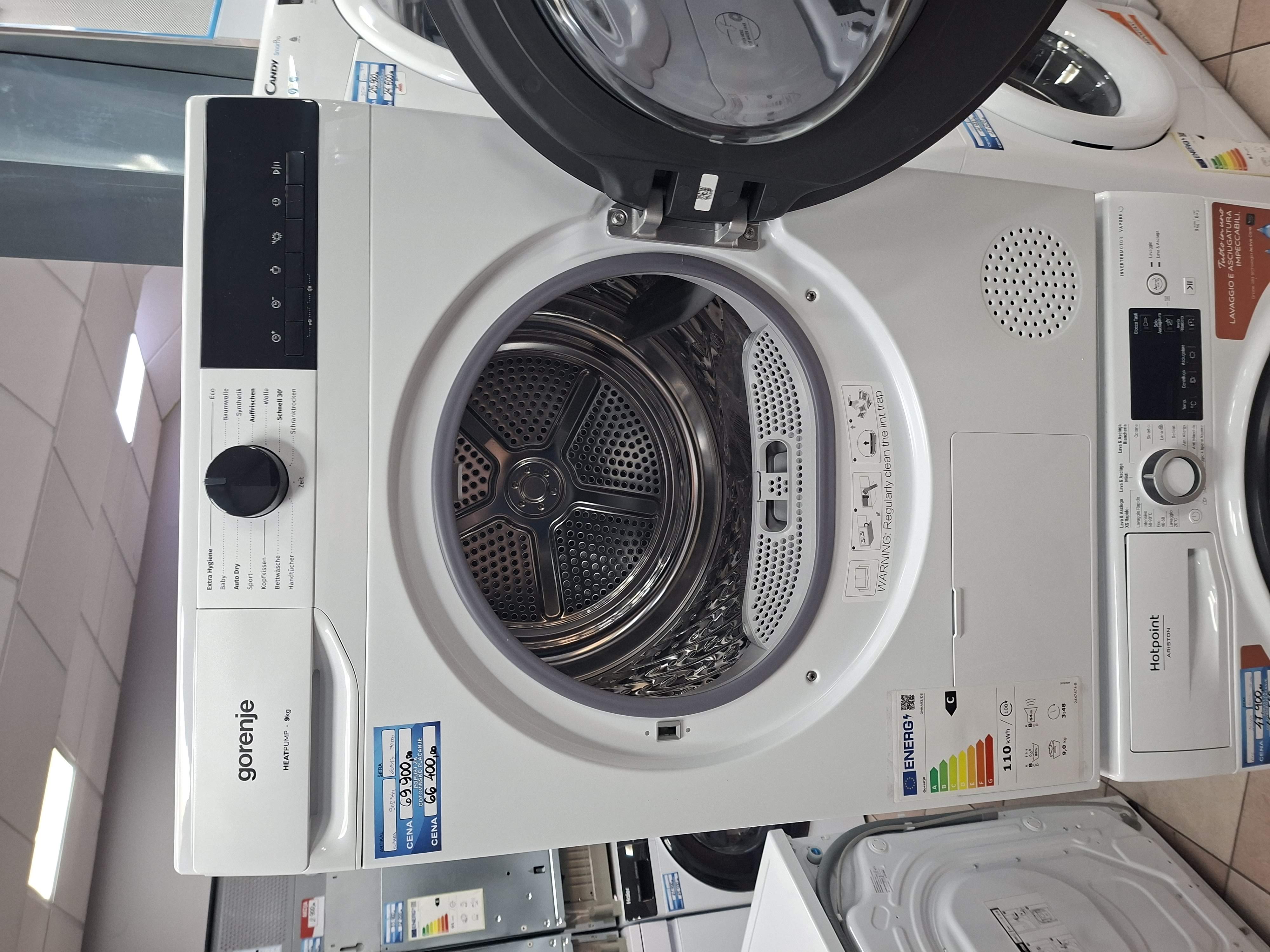 Mašina za sušenje veša Gorenje DHNA93, 9 kg.