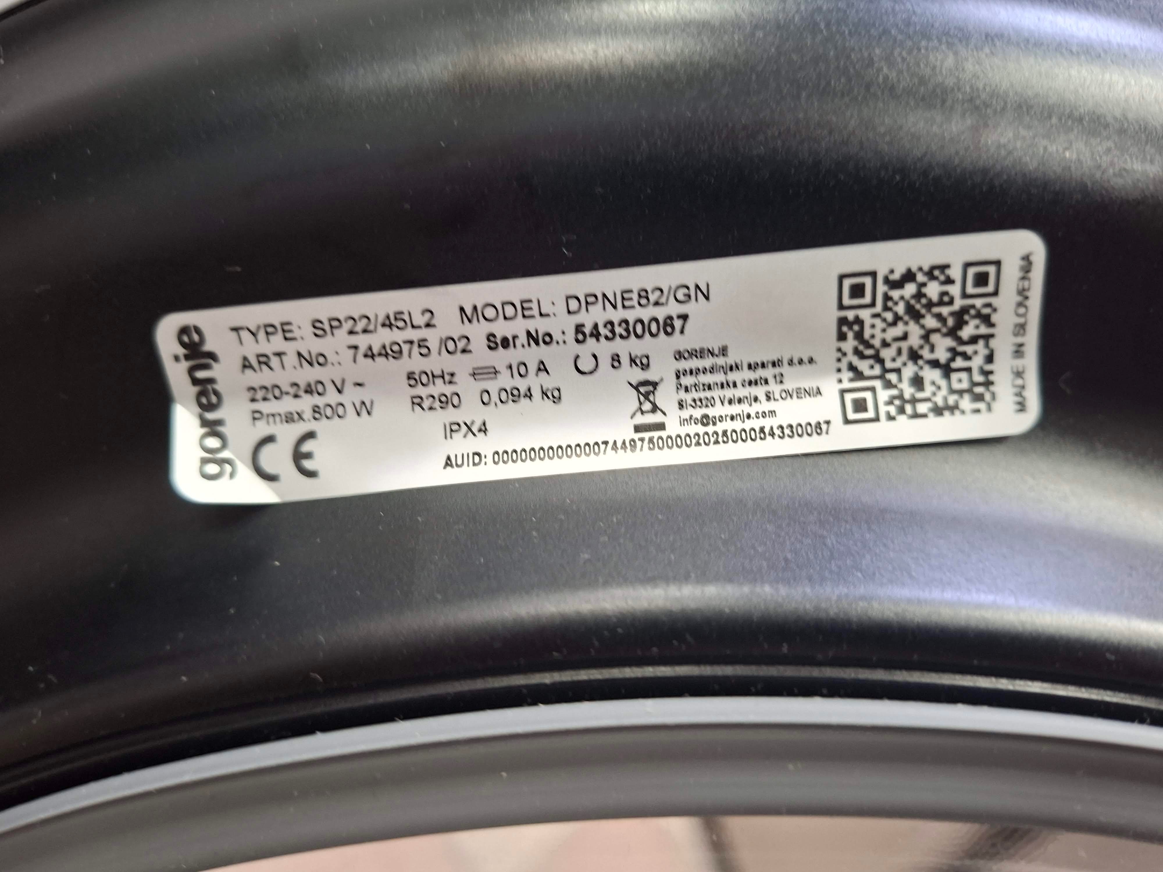 Mašina za sušenje veša Gorenje DHNE82 , 8 kg.