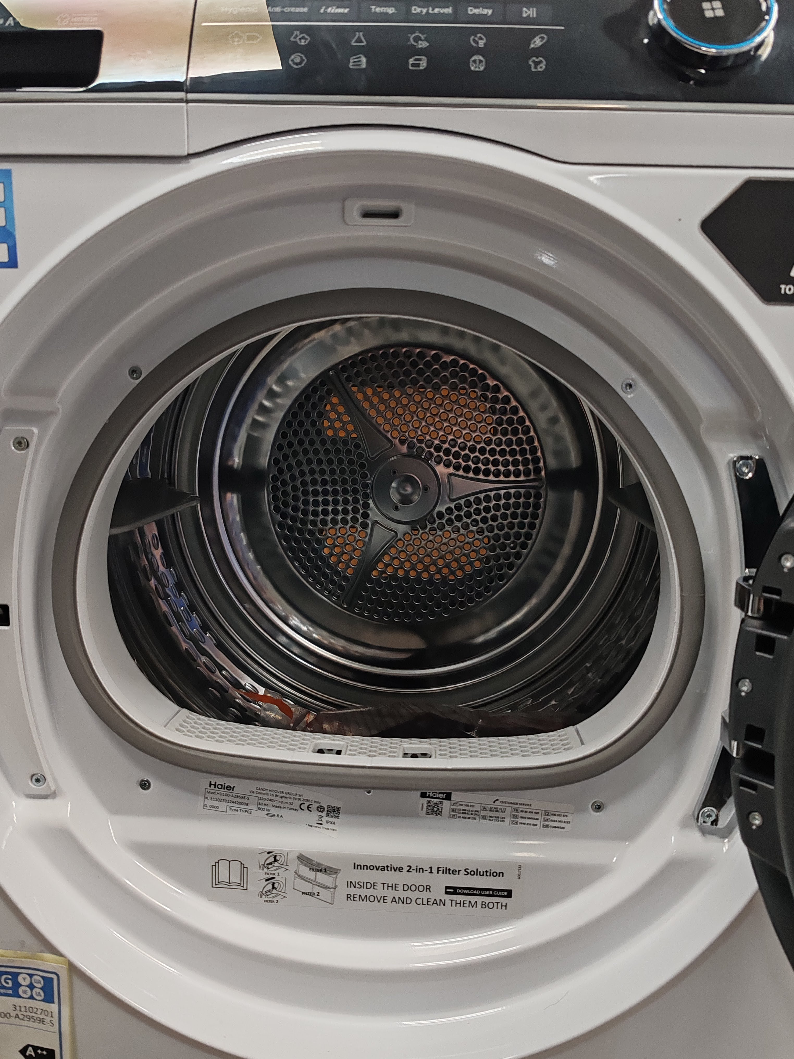 Mašina za sušenje veša Haier HD100-A2959E-S , 10 kg.