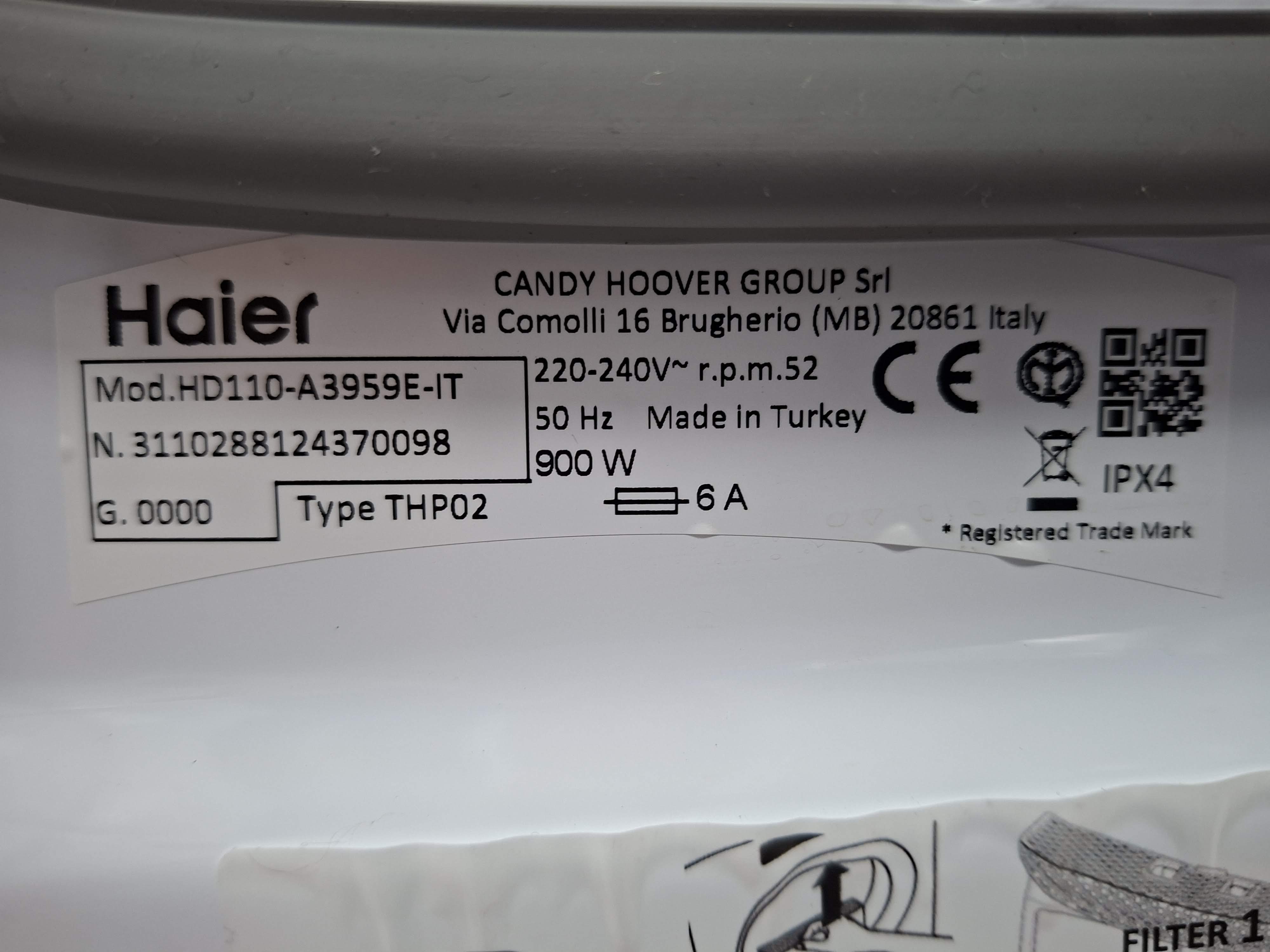 Mašina za sušenje veša Haier HD110-A3959E-IT , 11 kg.