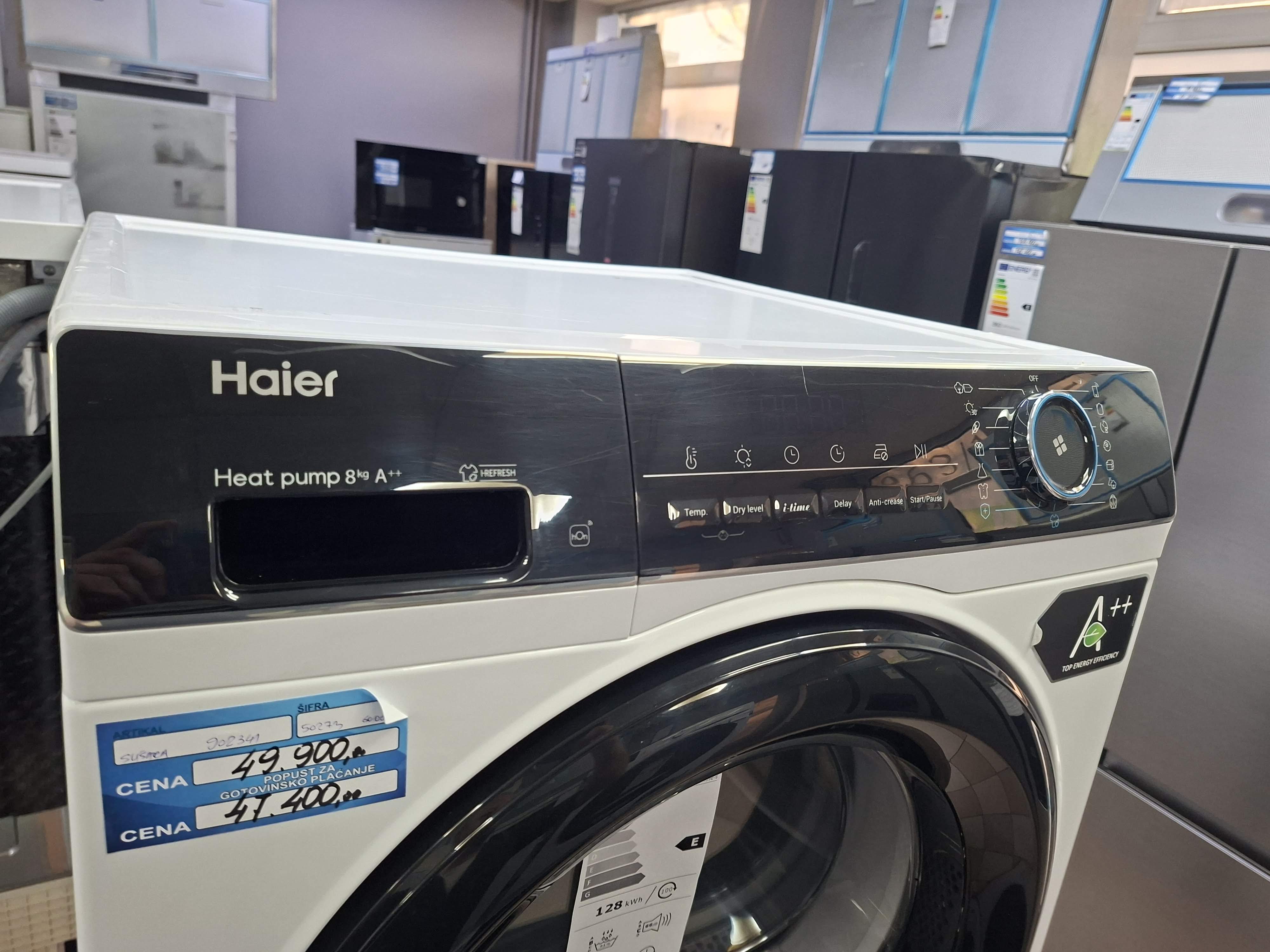 Mašina za sušenje veša Haier HD80-A2939E-S (1) , 8 kg