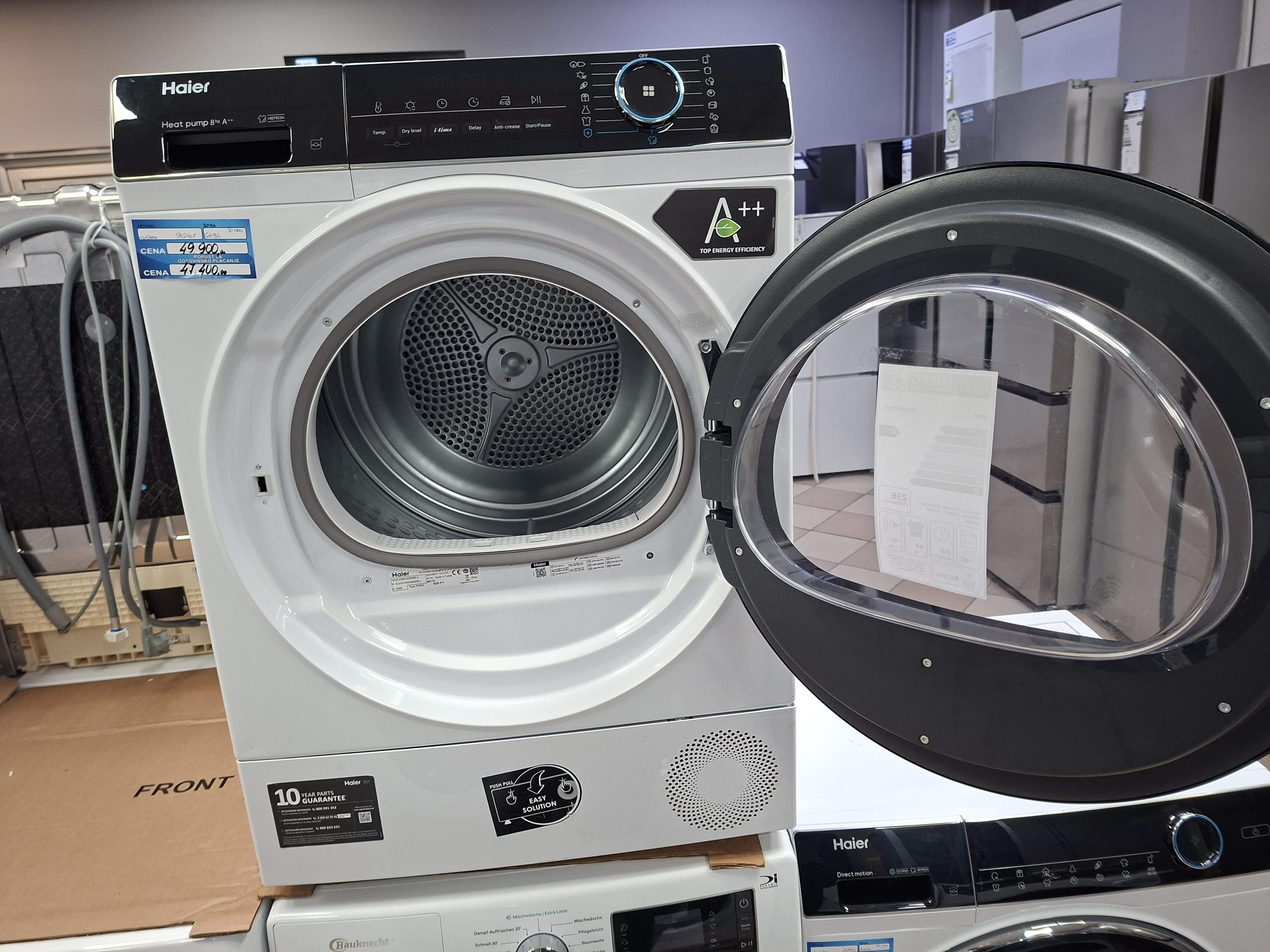 Mašina za sušenje veša Haier HD80-A2939E-S , 8 kg