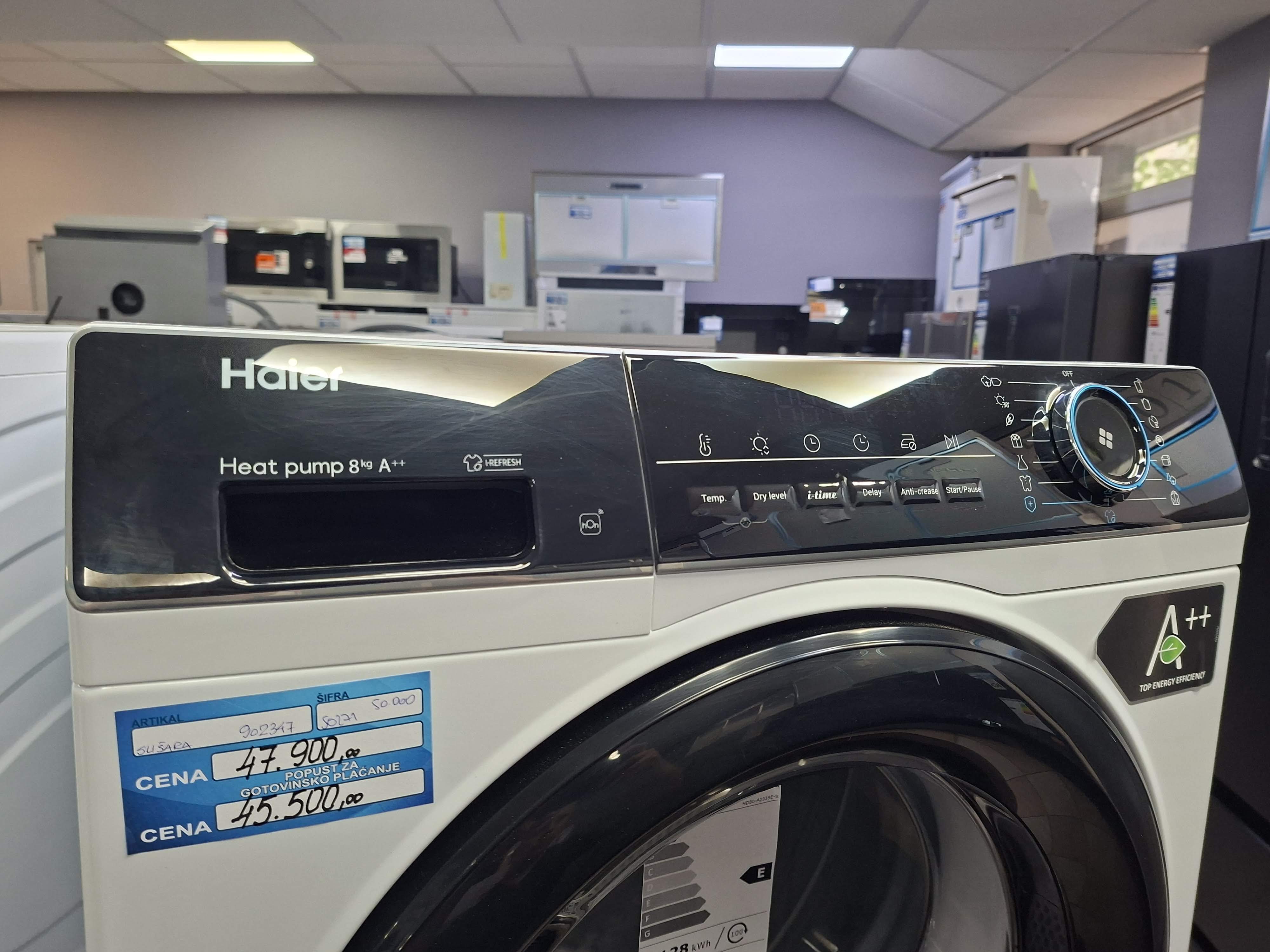 Mašina za sušenje veša Haier HD80-A2939E-S , 8 kg
