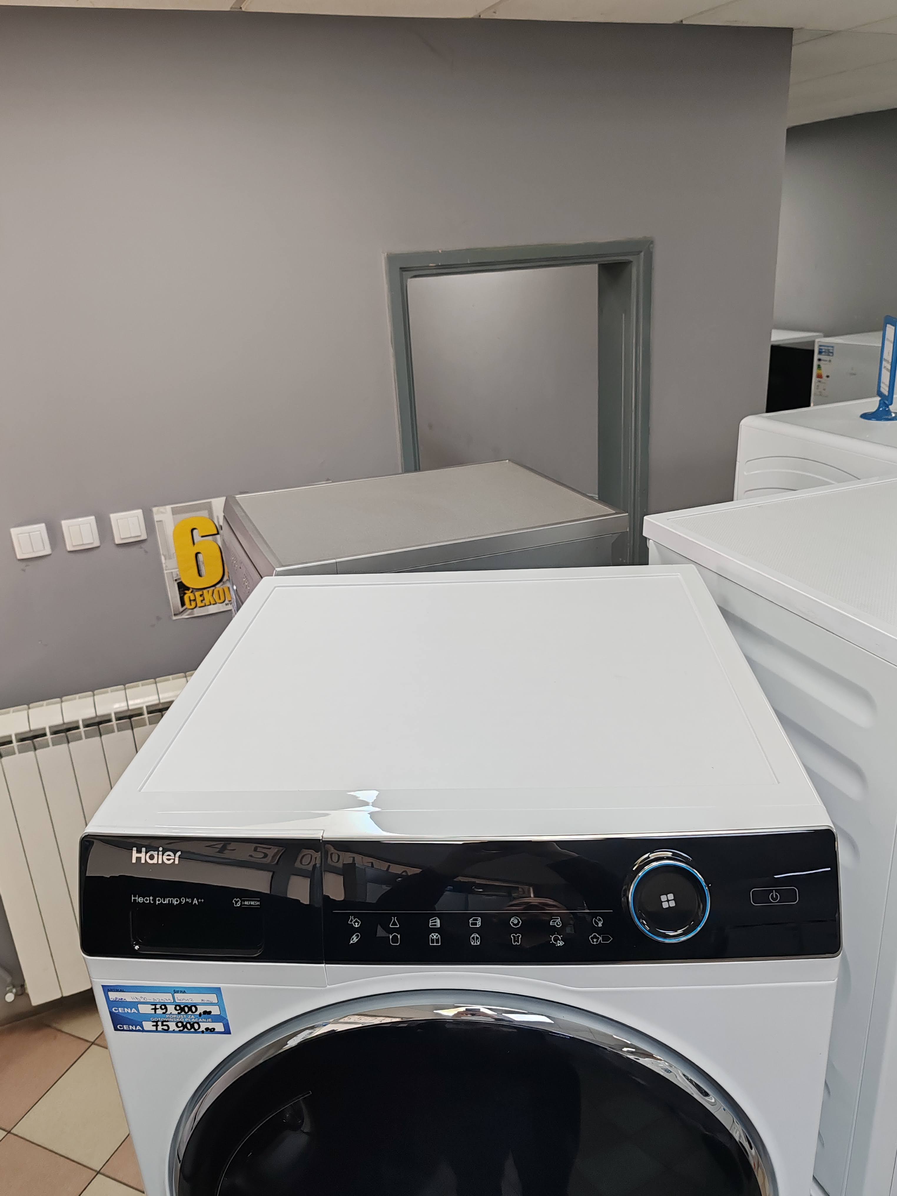 Mašina za sušenje Veša Haier HD90-A2979, 9 kg. 
