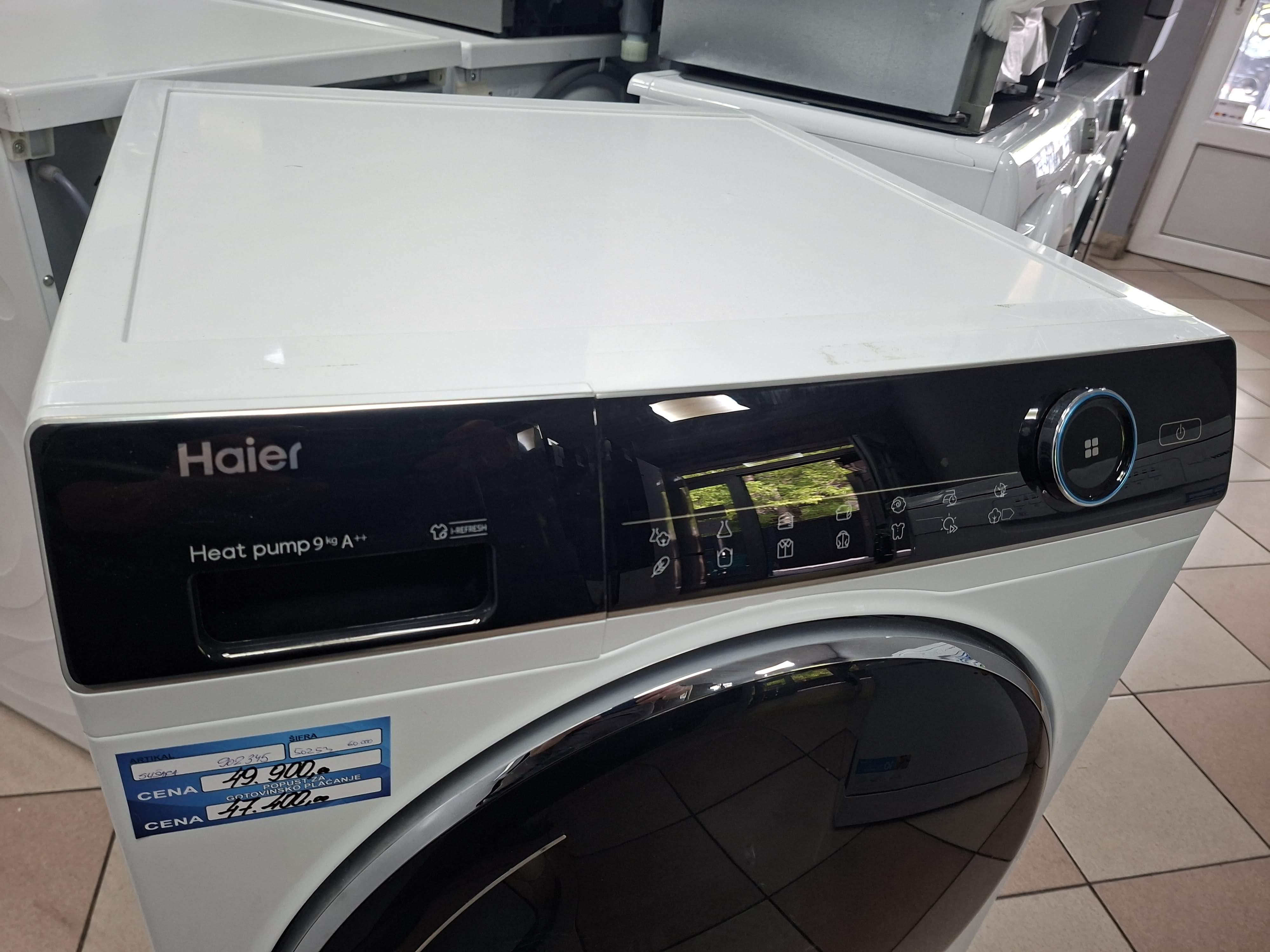 Mašina za sušenje Veša Haier HD90-A2979N, 9 kg. 