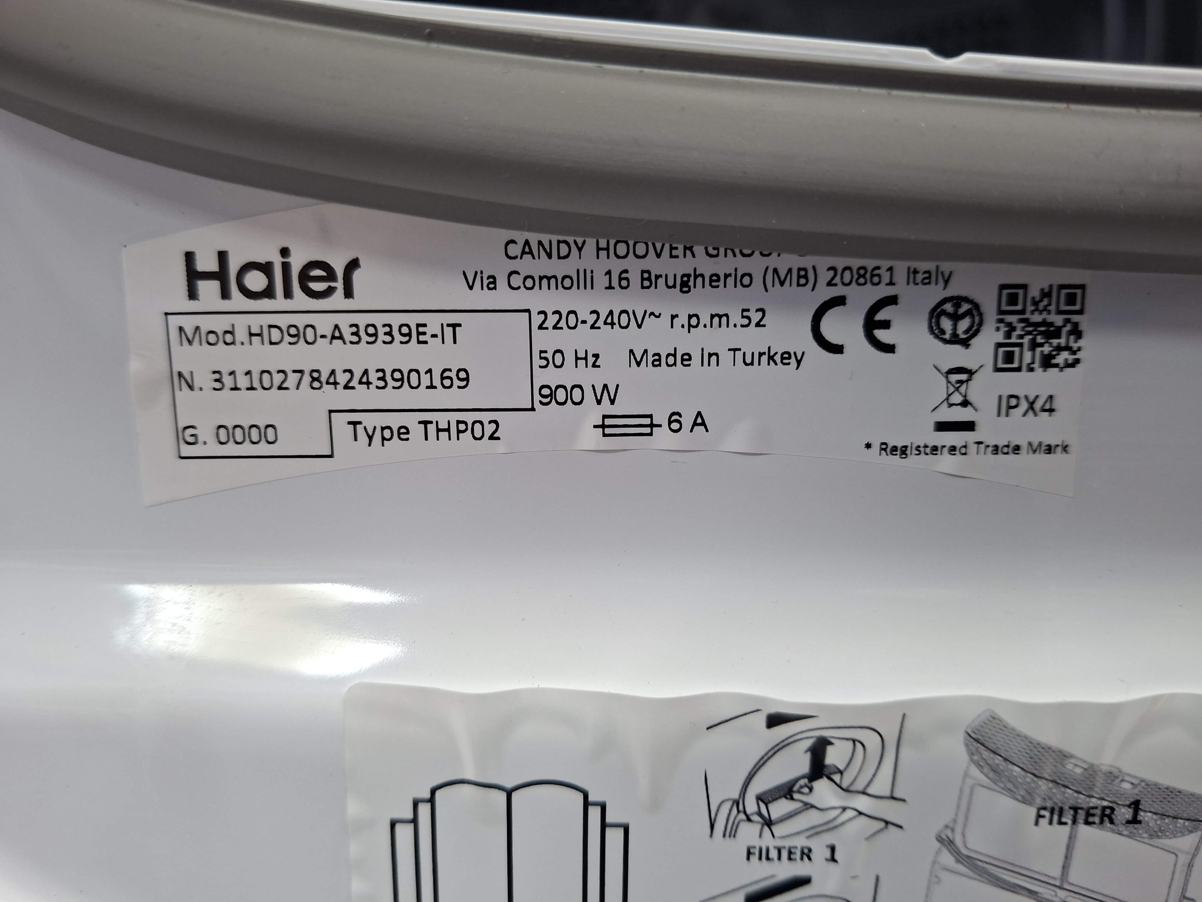 Mašina za sušenje veša Haier HD90-A3939-IT, 9 kg