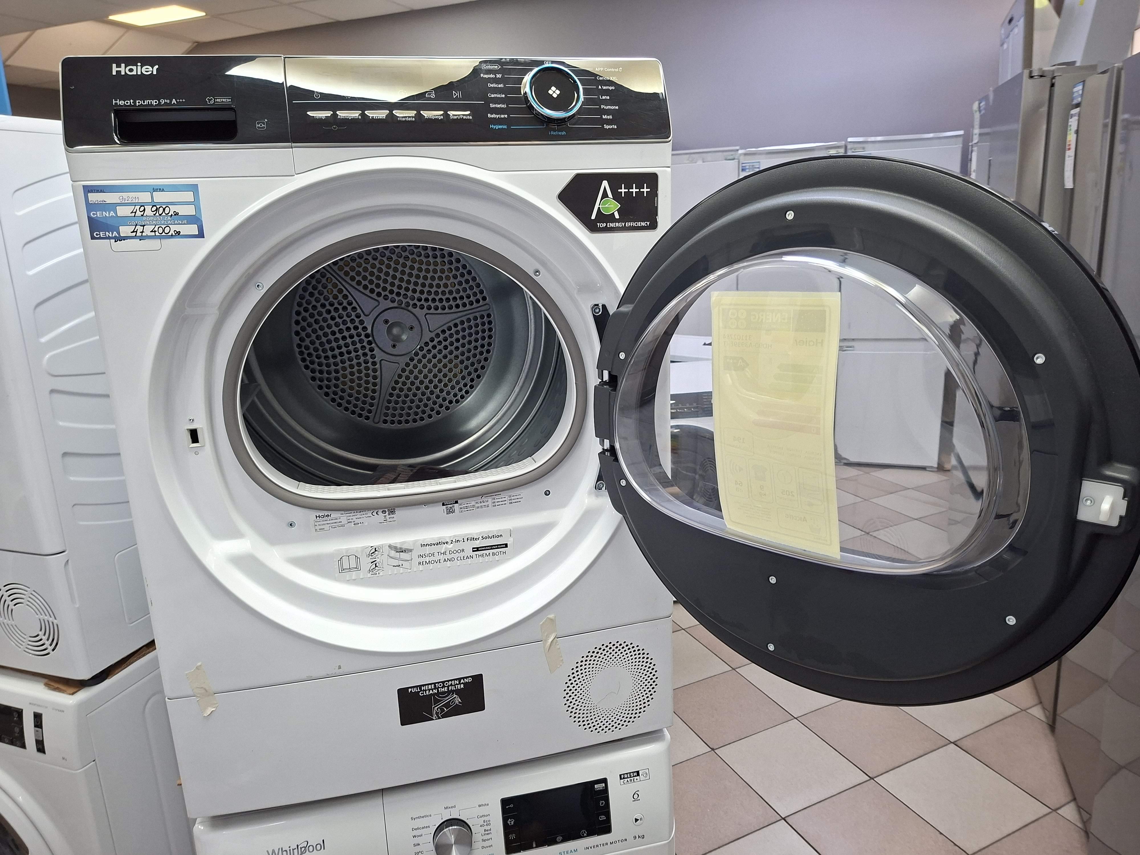 Mašina za sušenje veša Haier HD90-A3939-IT, 9 kg