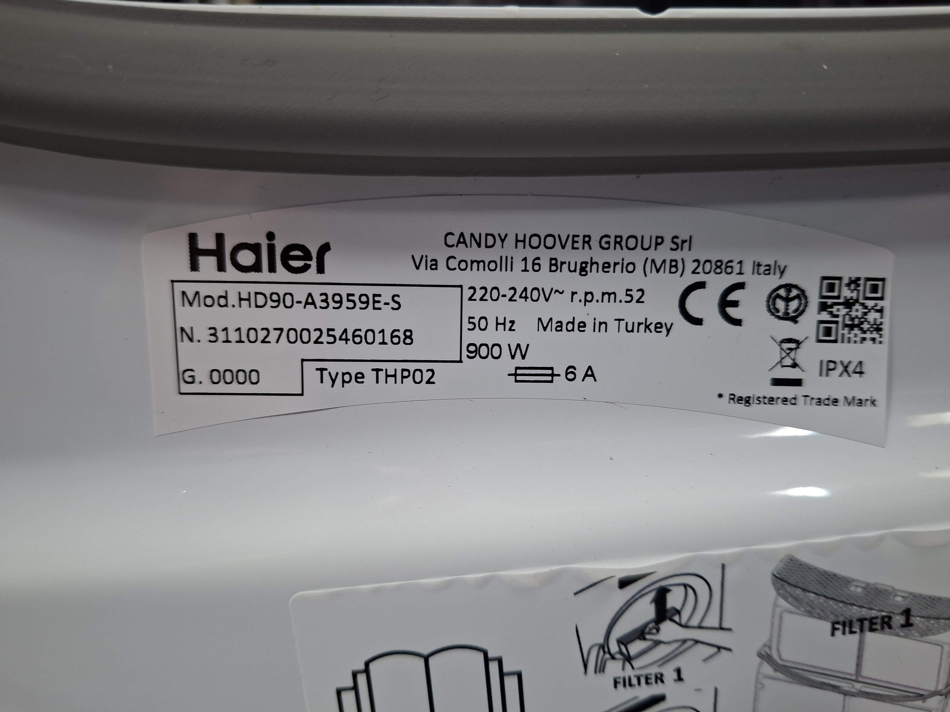Mašina za sušenje veša Haier HD90-A3959E-S , 9 kg.