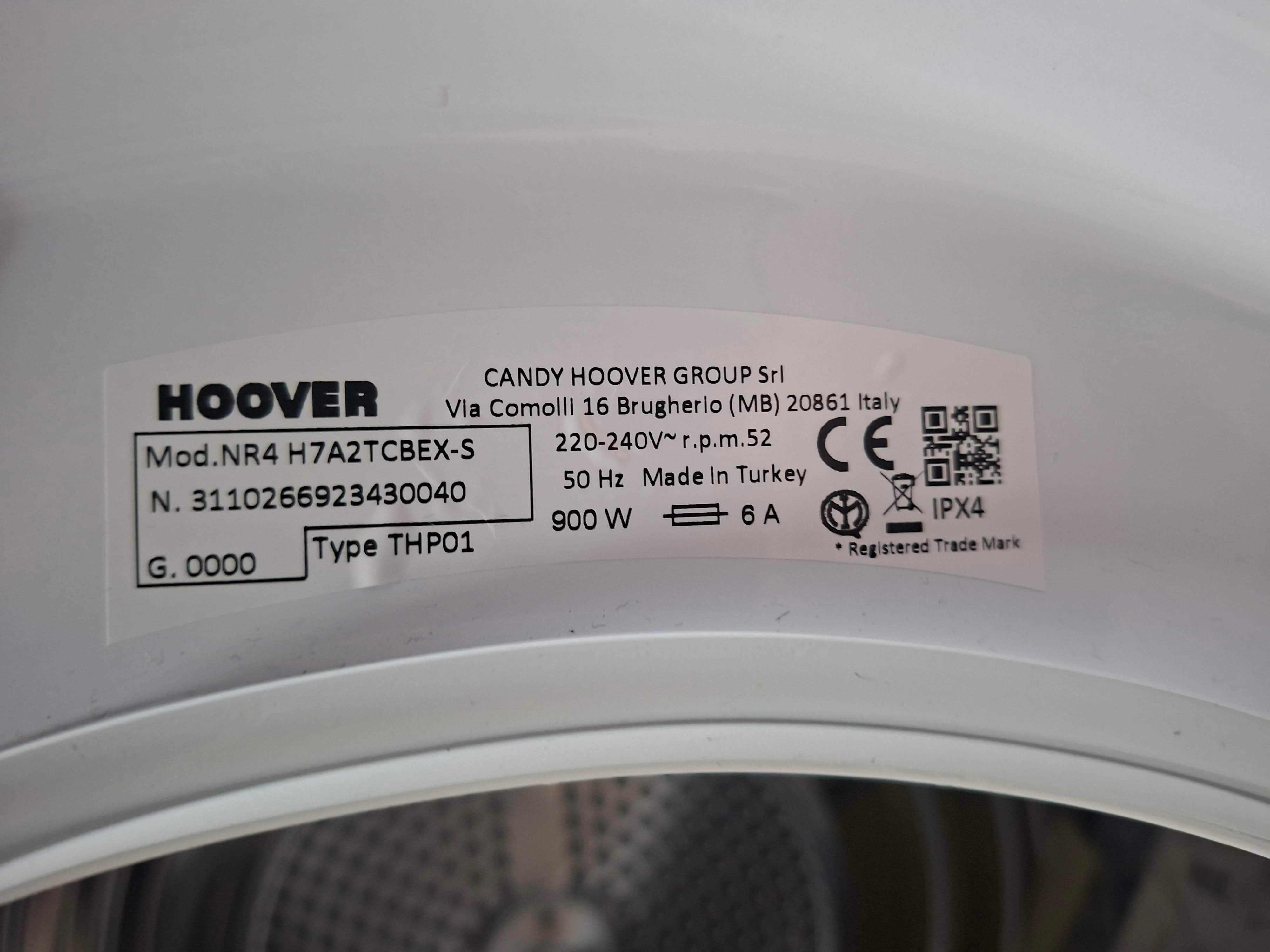 Mašina za sušenje veša Hoover NR4 H7A2TCBEX-S , 7 kg.