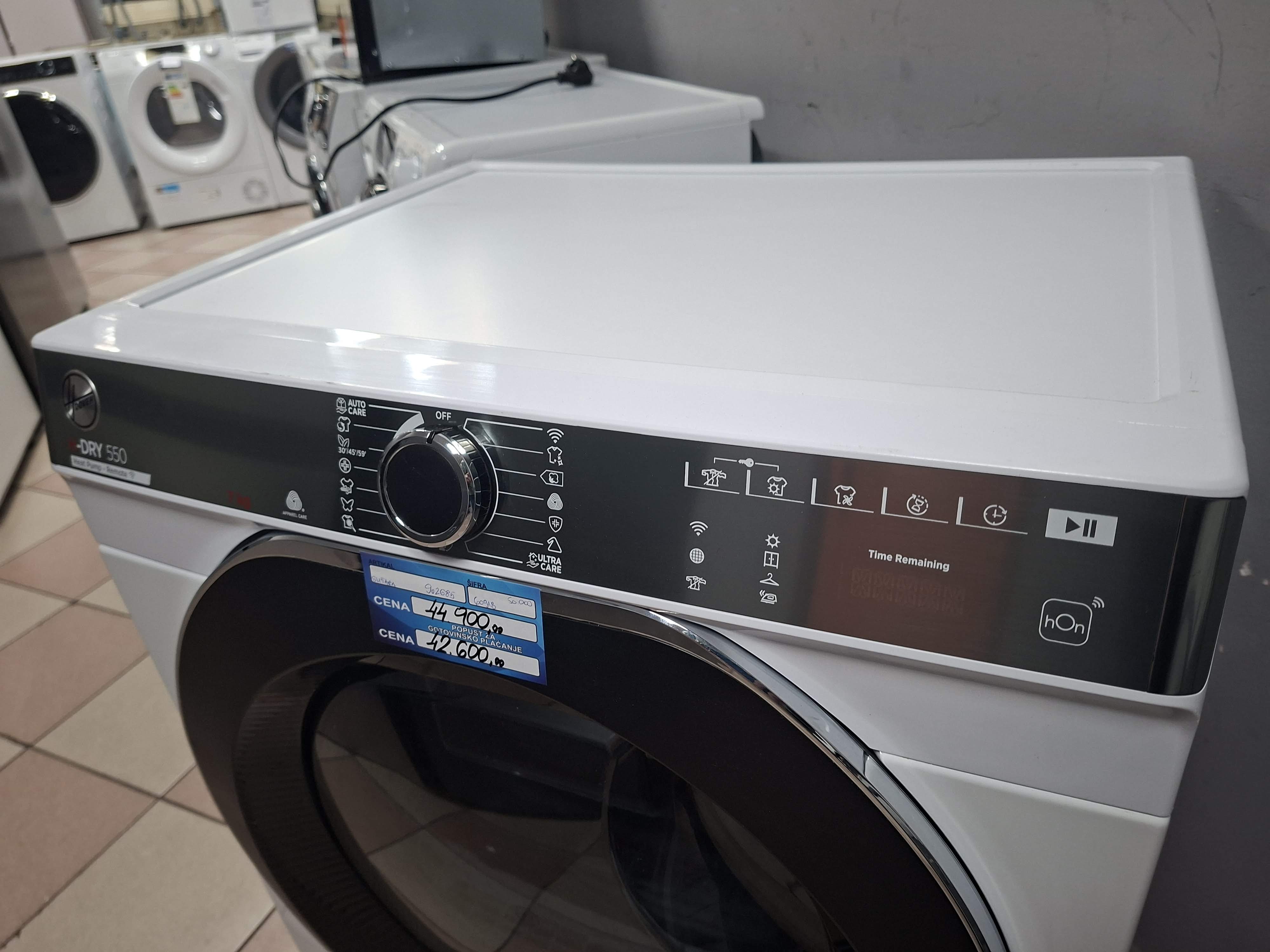 Mašina za sušenje veša Hoover NR4 H7A2TCBEX-S , 7 kg.