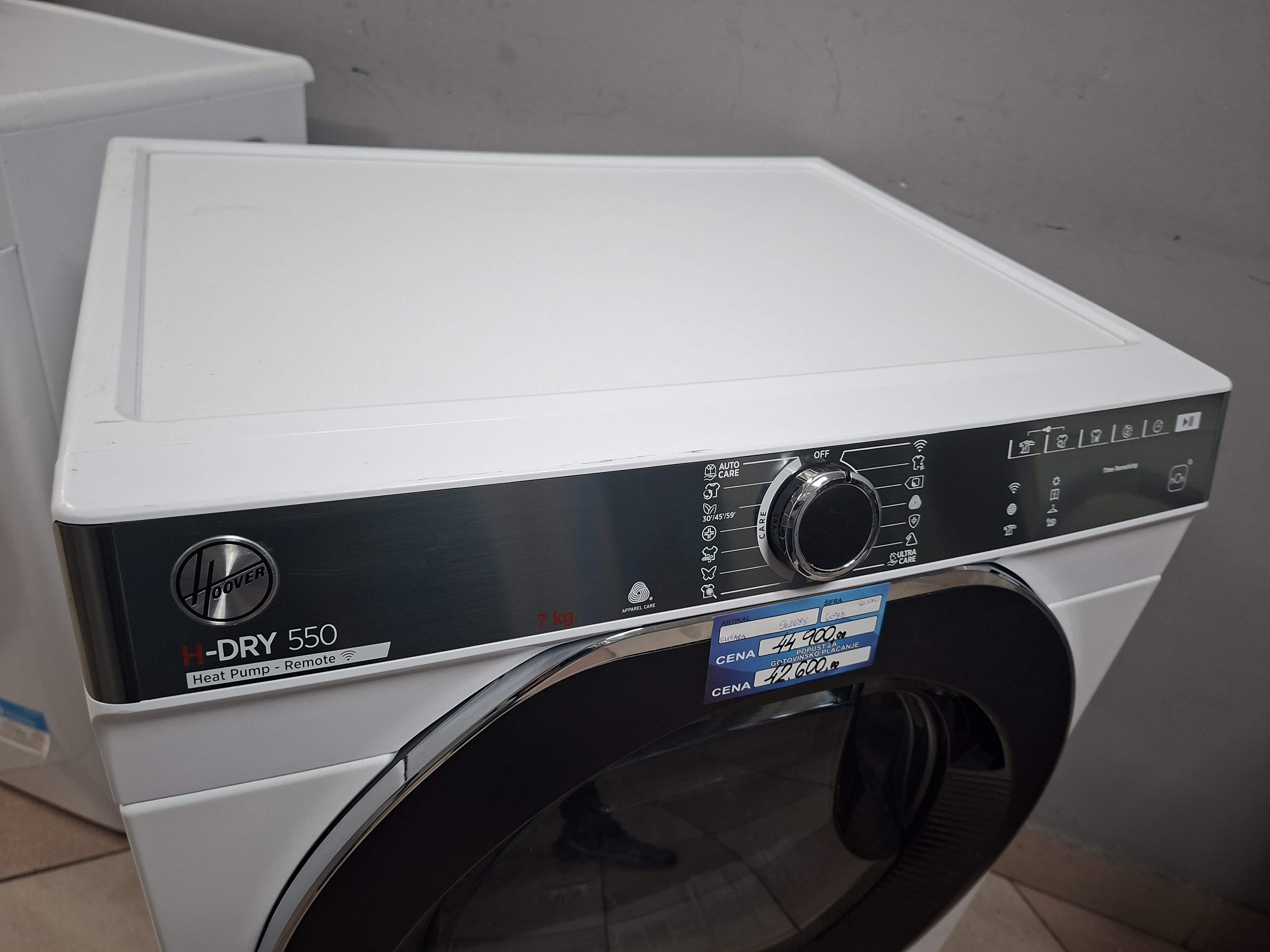 Mašina za sušenje veša Hoover NR4 H7A2TCBEX-S , 7 kg.