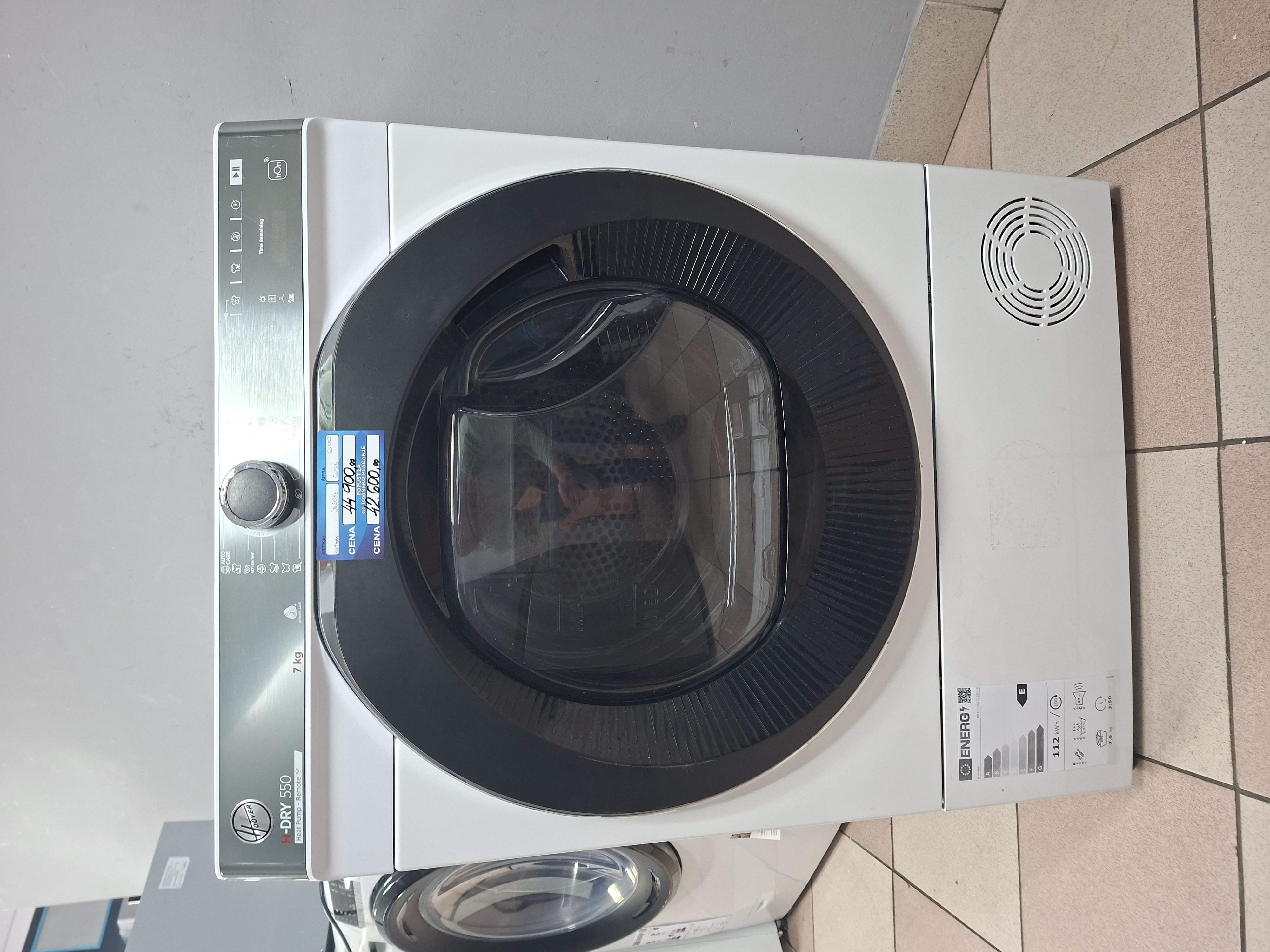 Mašina za sušenje veša Hoover NR4 H7A2TCBEX-S , 7 kg.