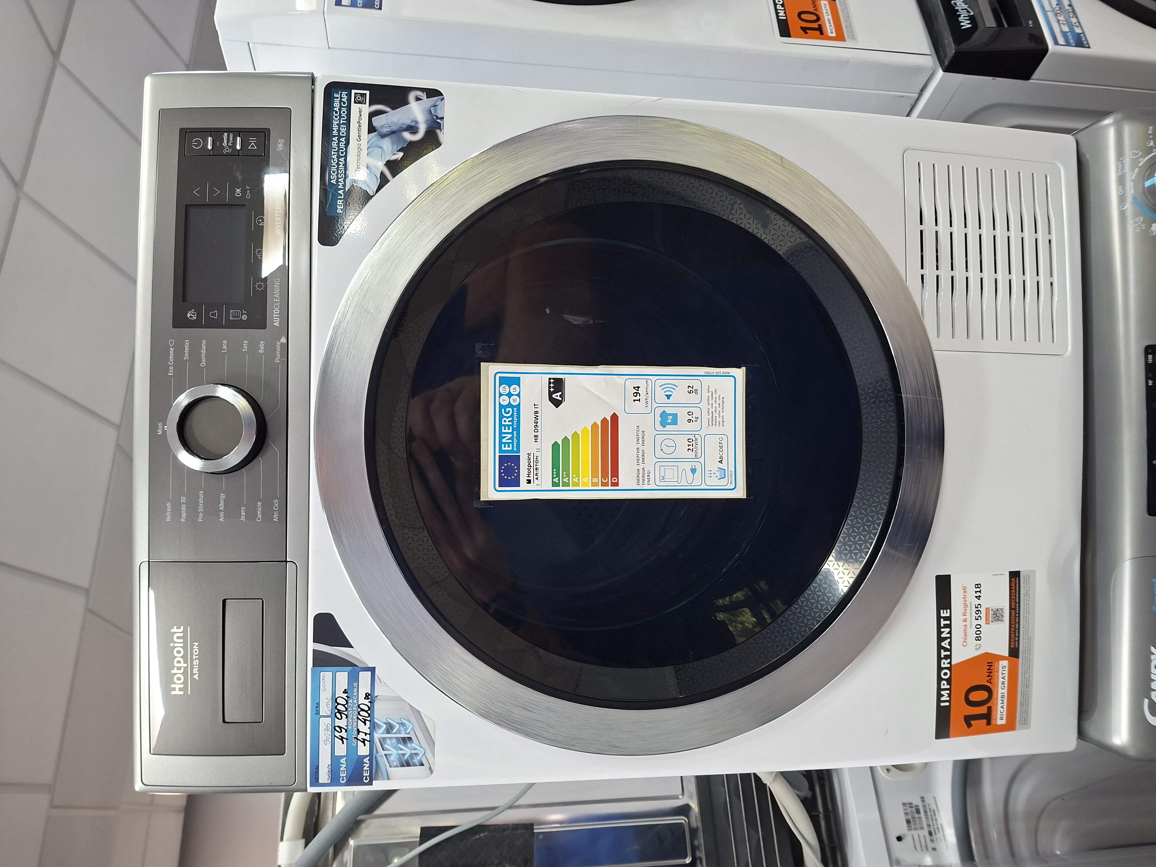 Mašina za sušenje veša Hotpoin Ariston H8 D94WB IT, 9kg