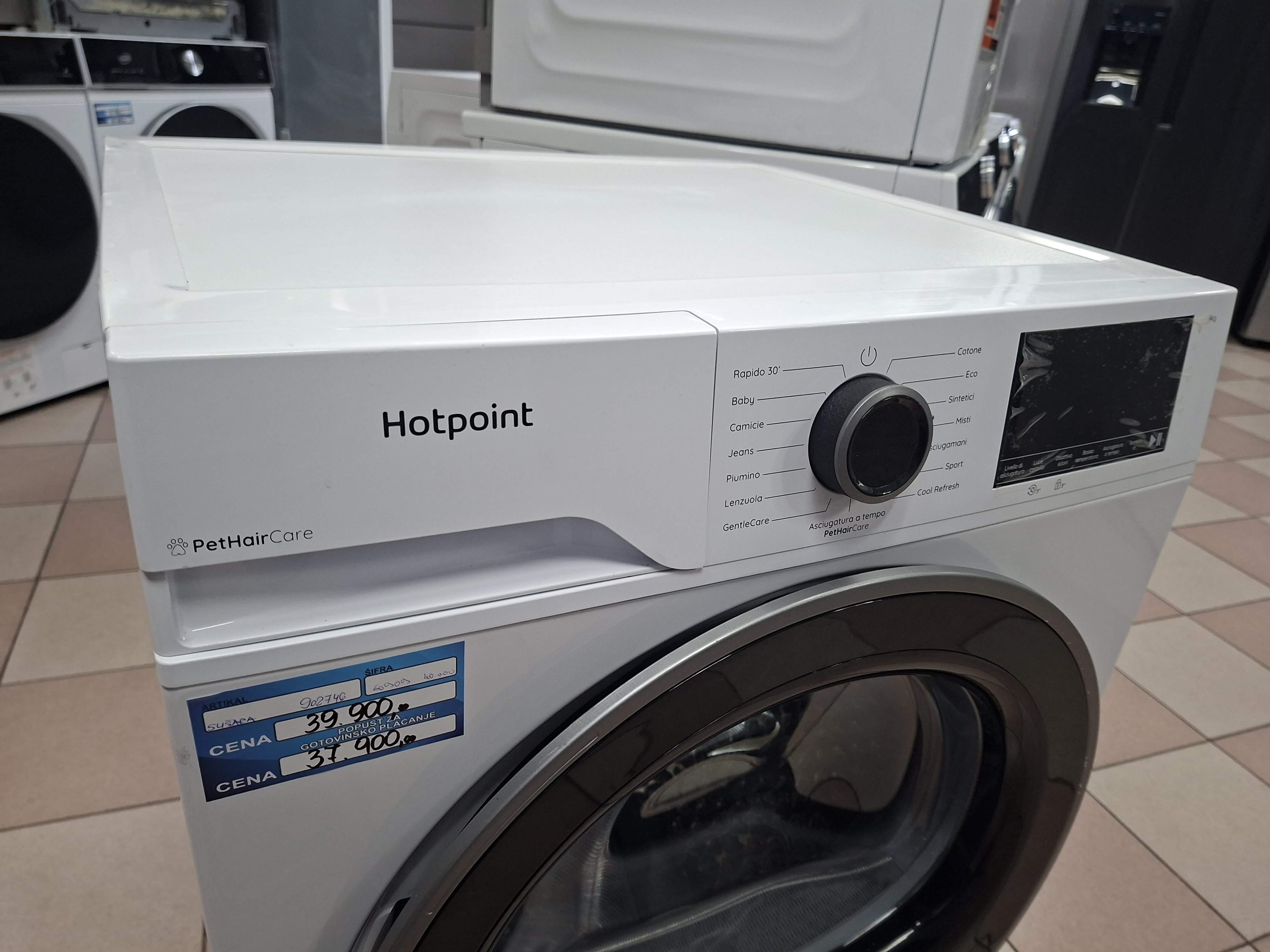 Mašina za sušenje veša Hotpoint HPT 93D BS IT  , 9kg