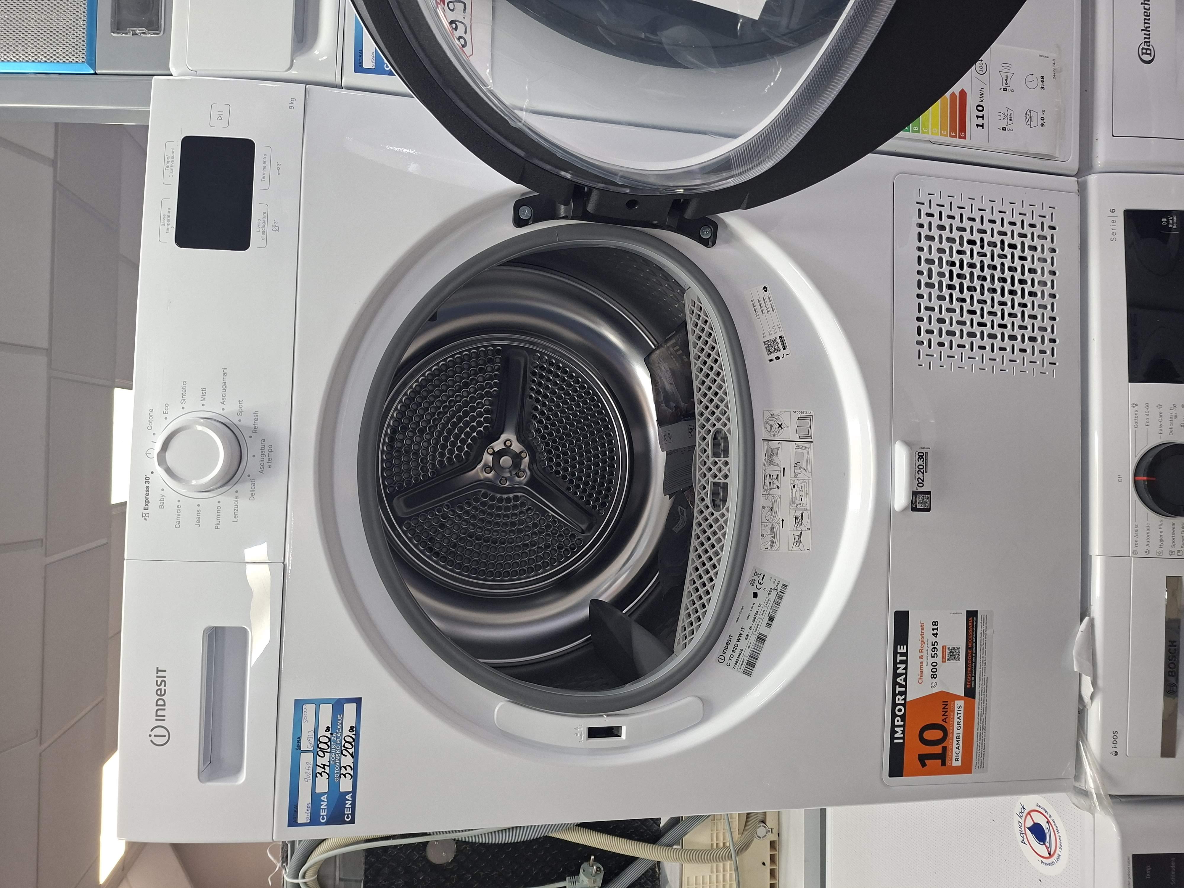Mašina za sušenje veša Indesit C YD 92D WW IT , 9kg