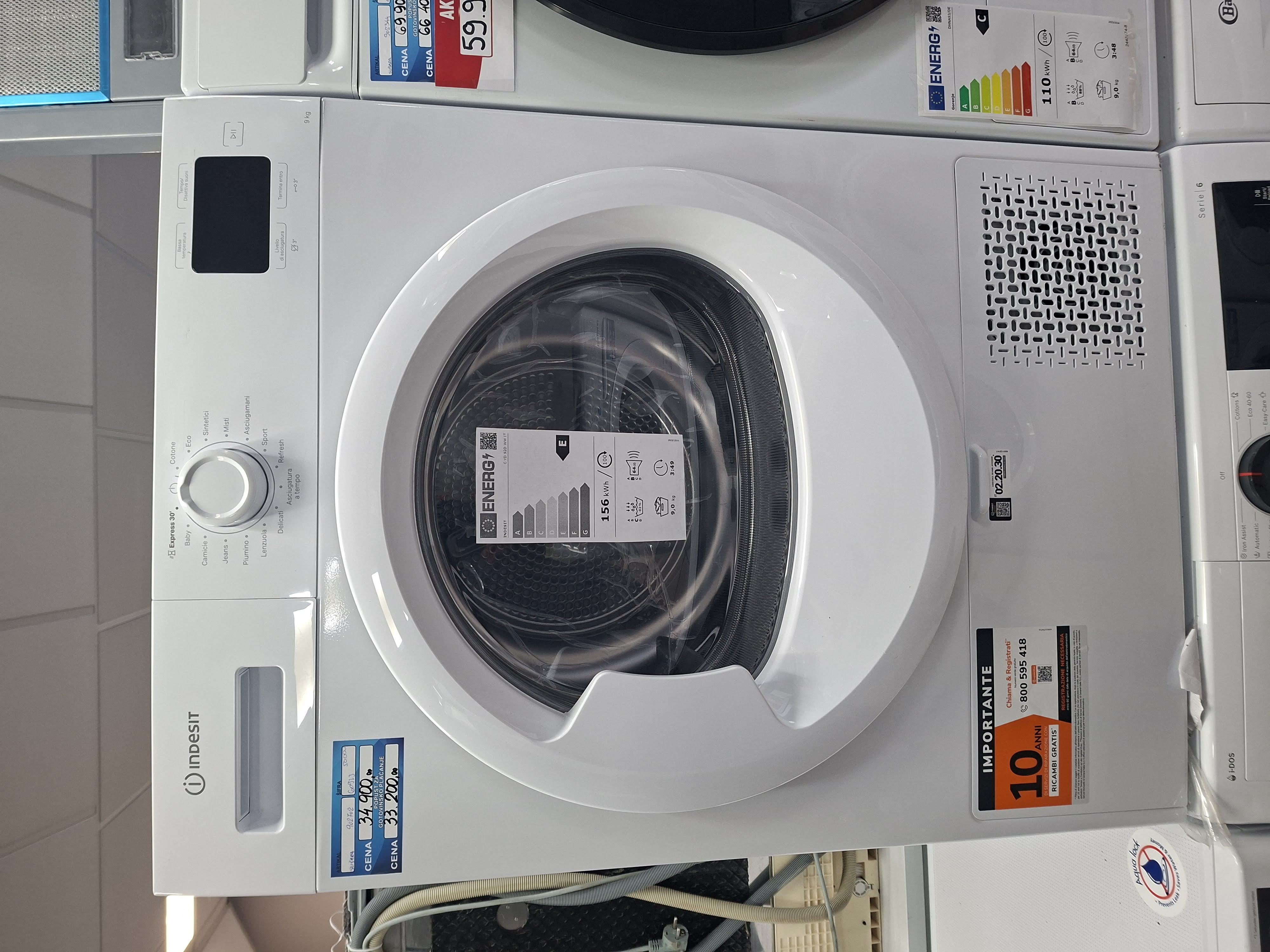 Mašina za sušenje veša Indesit C YD 92D WW IT , 9kg