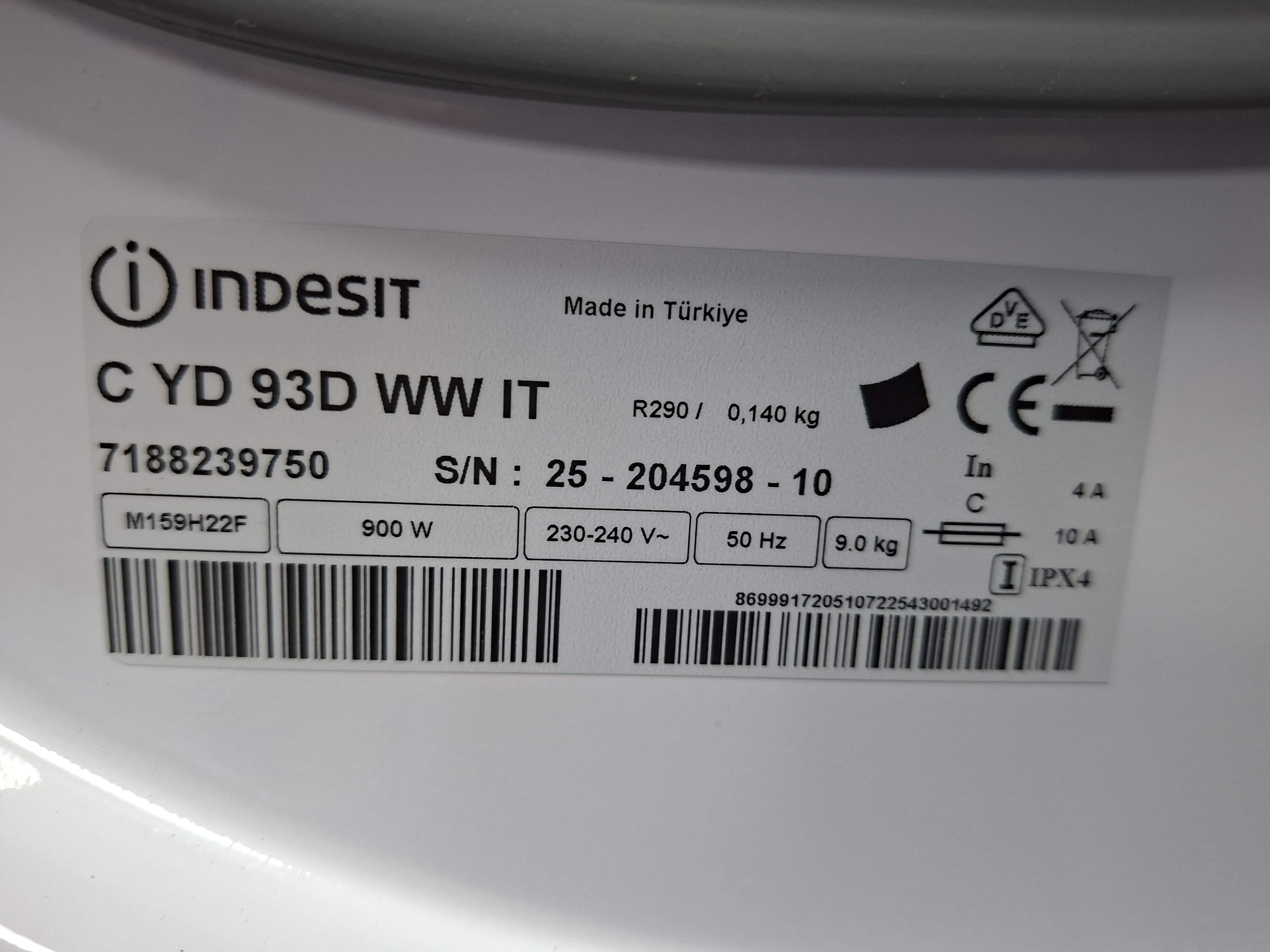 Mašina za sušenje veša Indesit C YD 93D WW IT (2) , 9kg