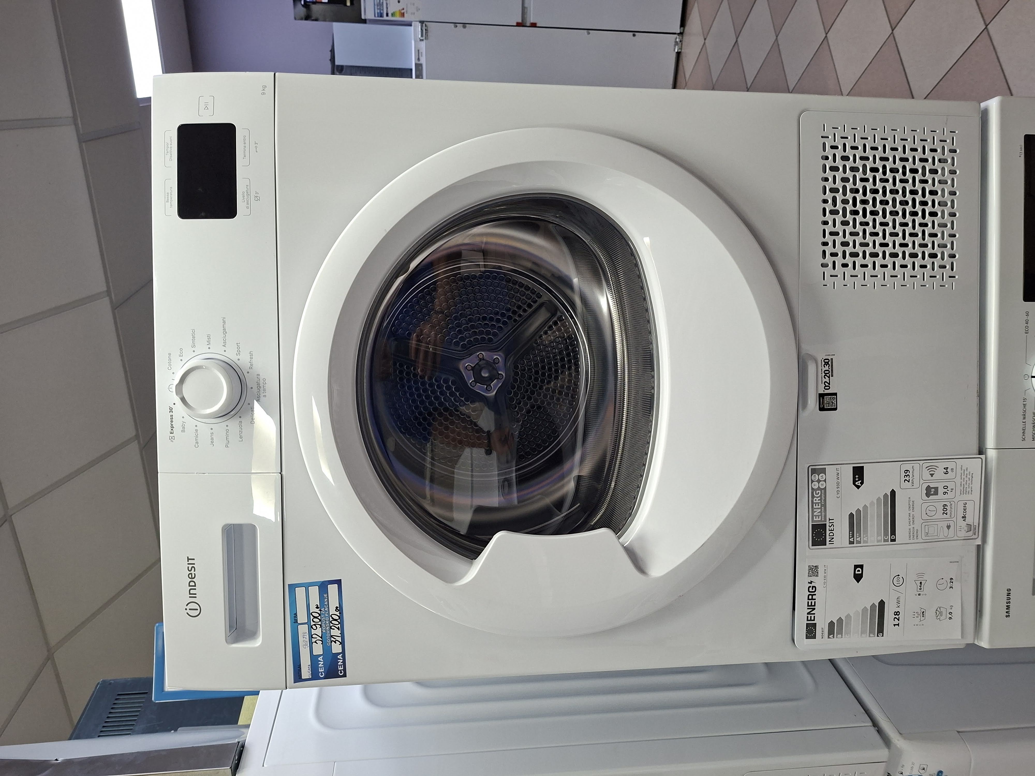 Mašina za sušenje veša Indesit C YD 93D WW IT (2) , 9kg