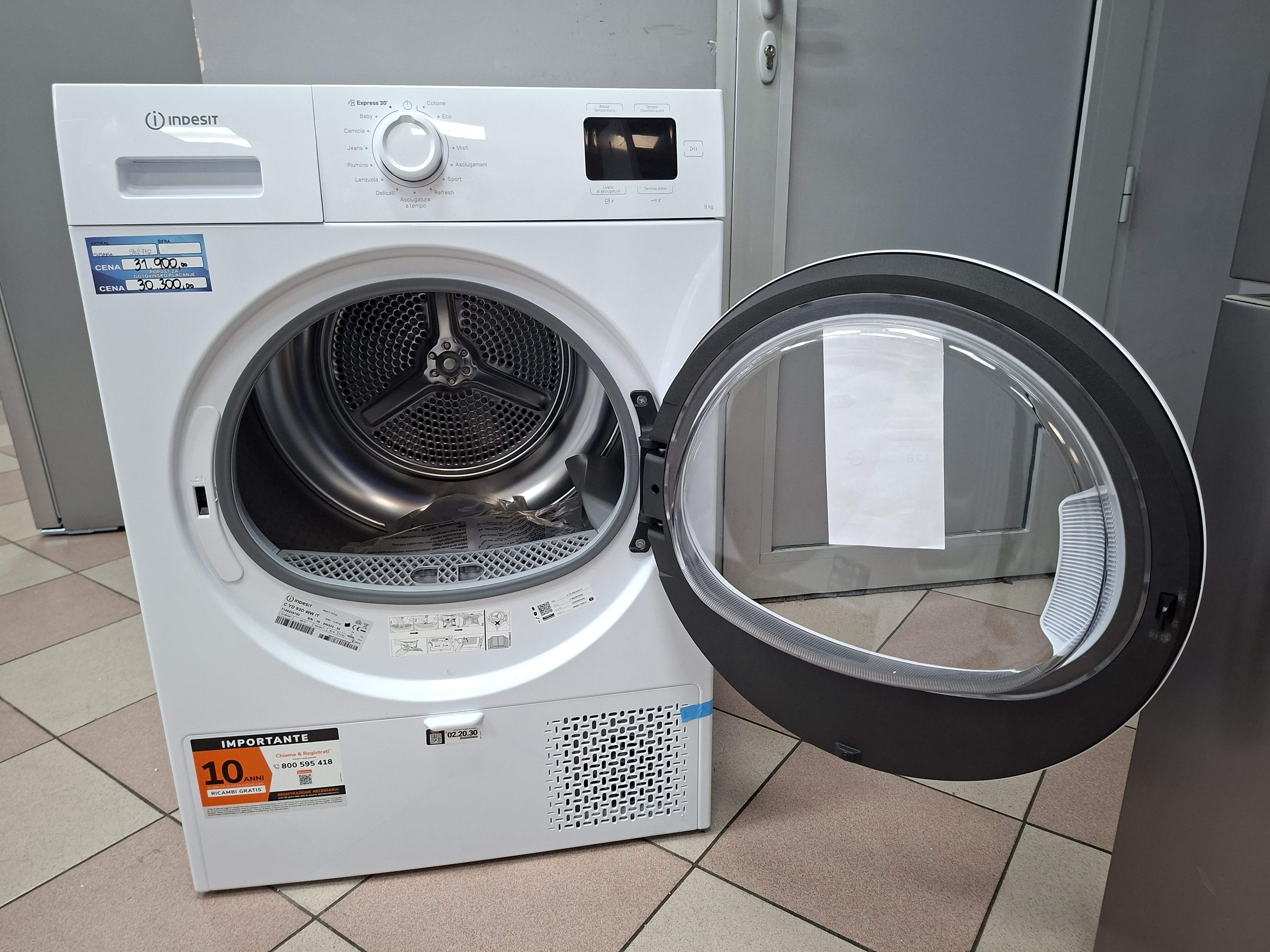 Mašina za sušenje veša Indesit C YD 93D WW IT , 9kg