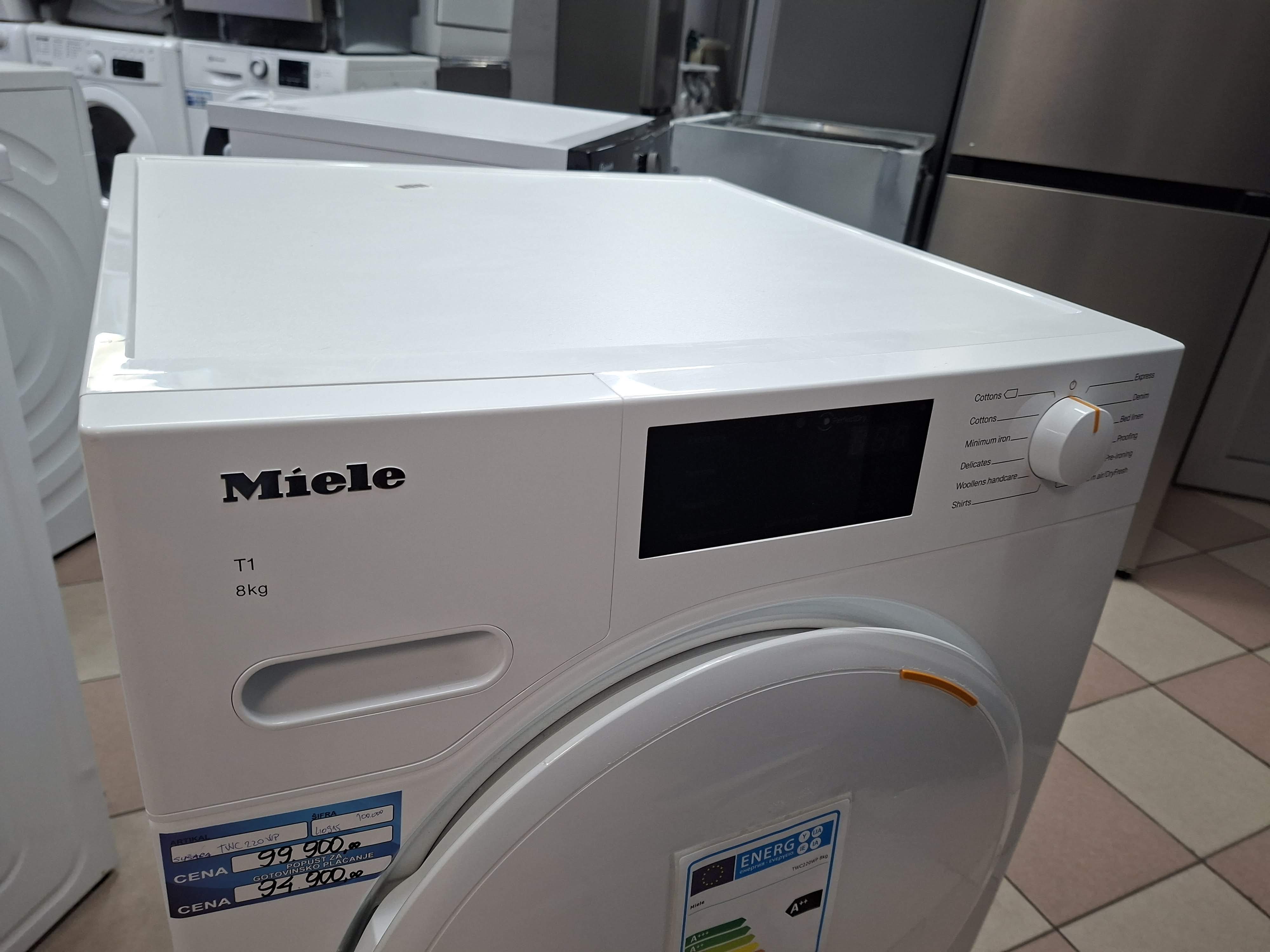 Mašina za sušenje veša Miele TWC220WP ,  8 kg