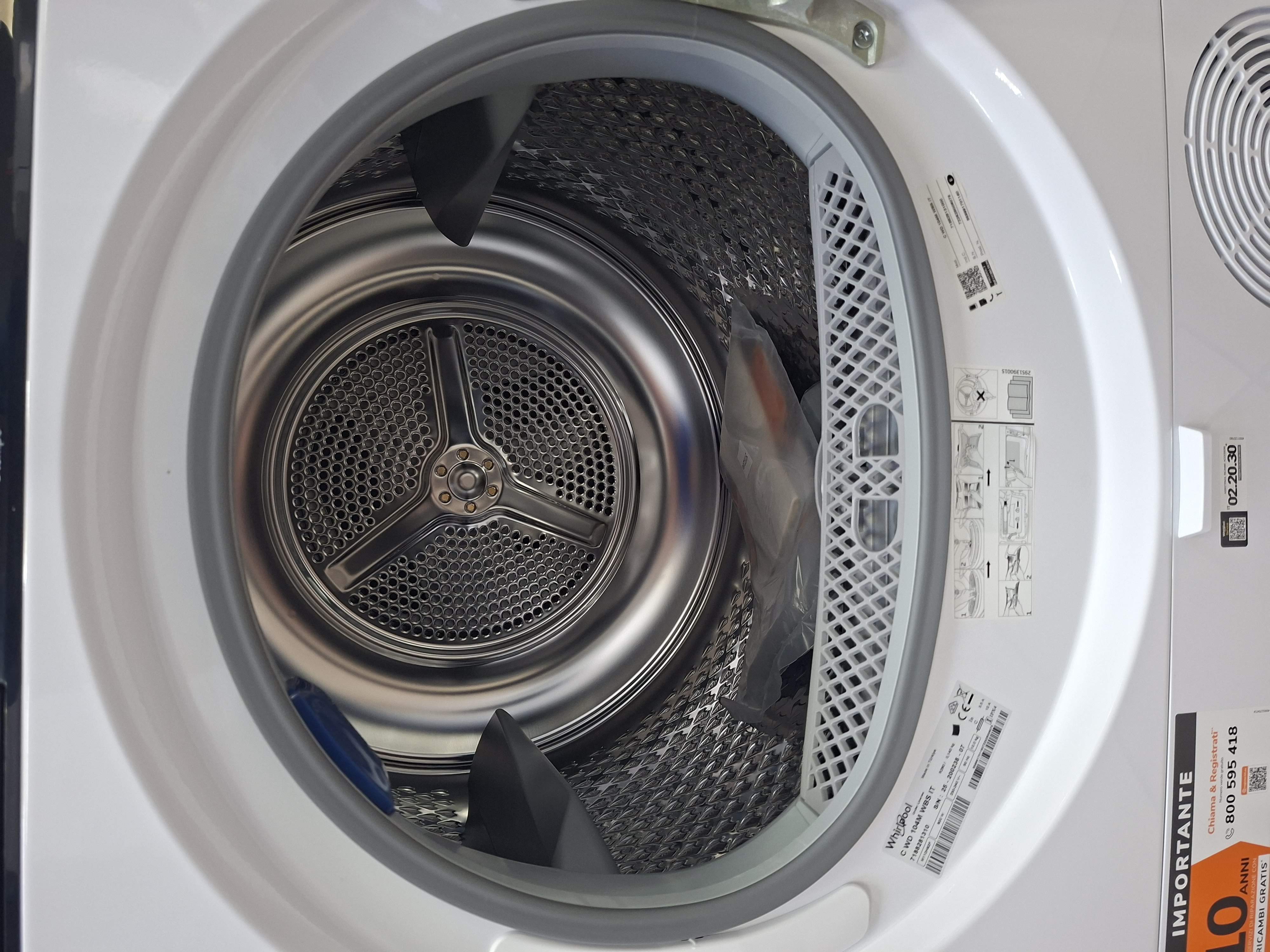 Mašina za sušenje veša Whirlpool C WD 104M WBS IT (2) , 10 kg.