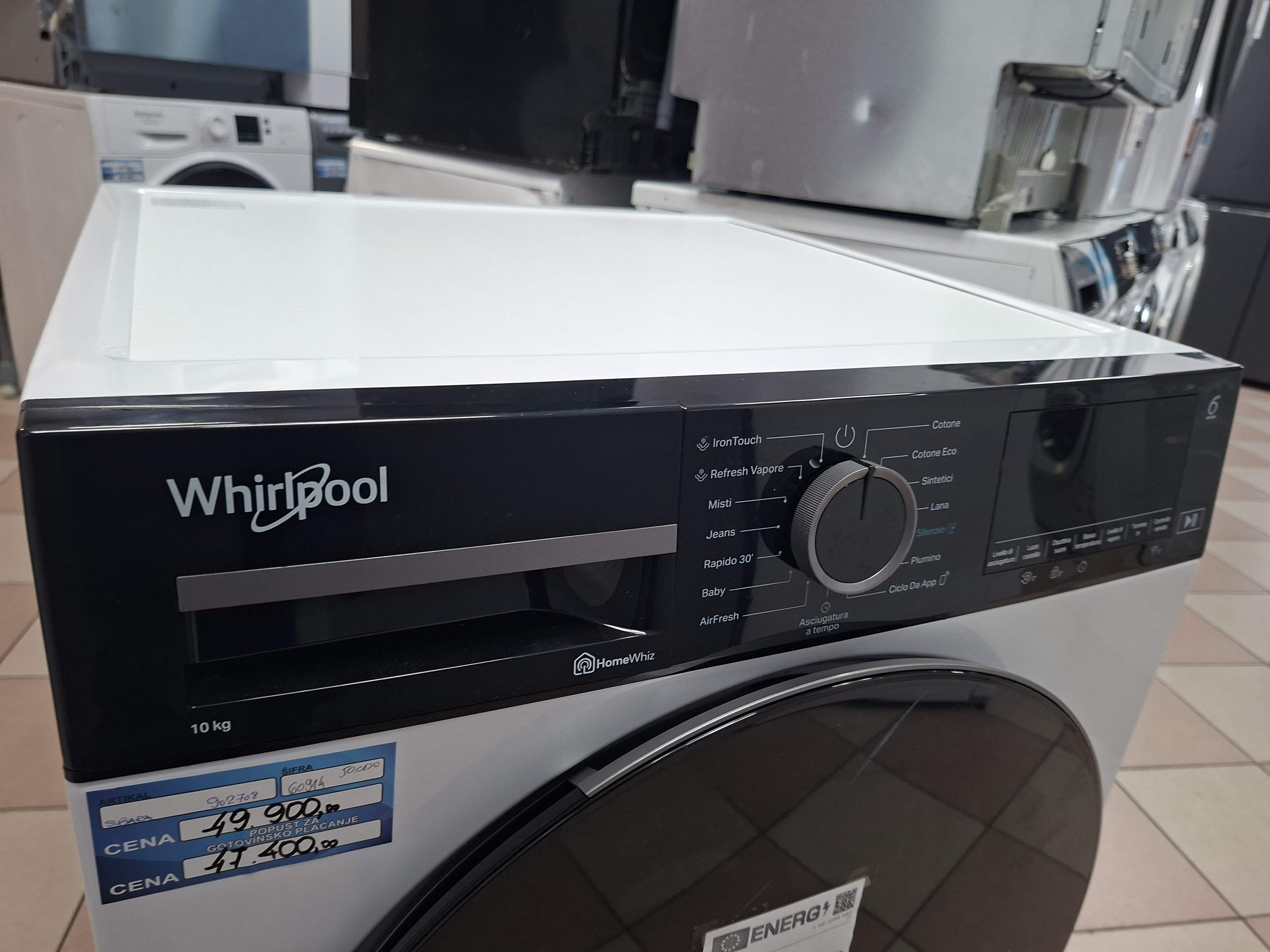 Mašina za sušenje veša Whirlpool C WD 104M WBS IT , 10kg