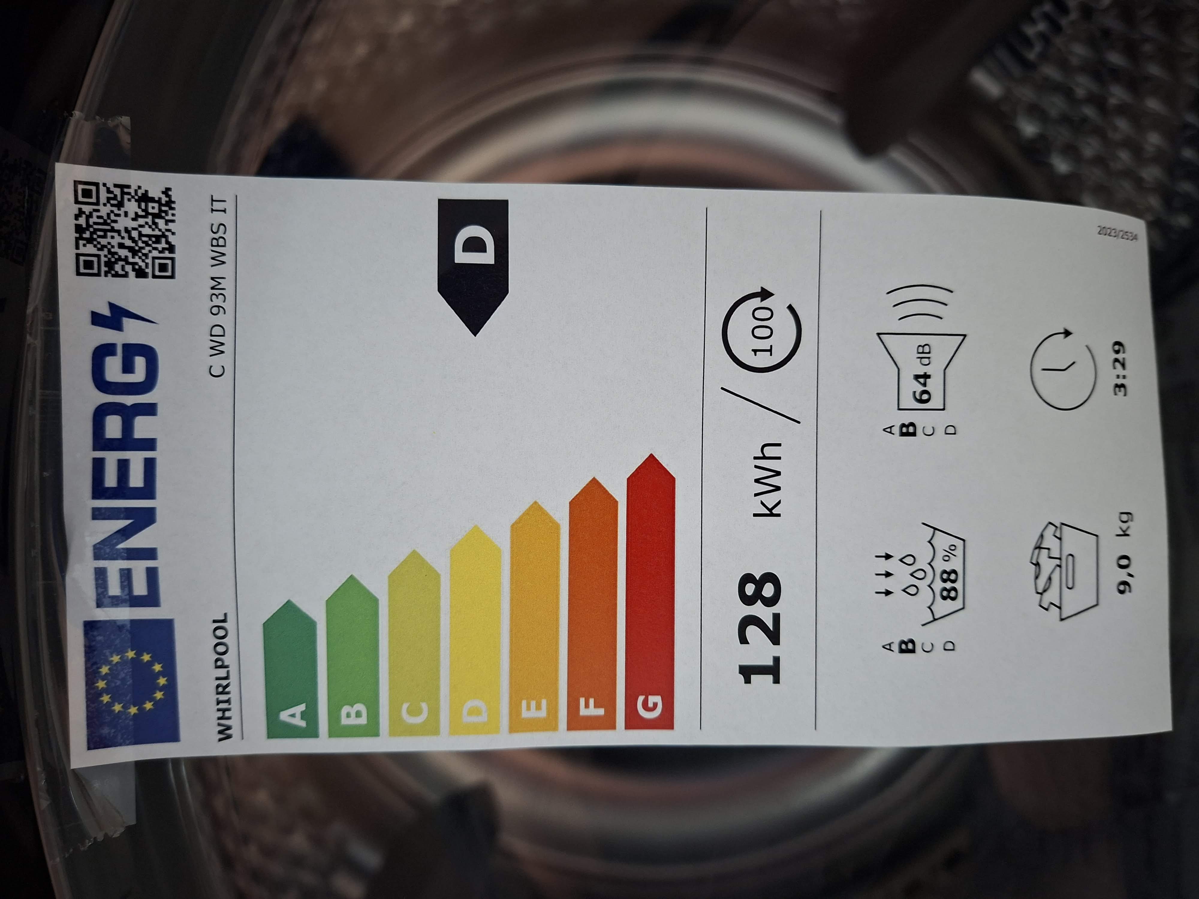Mašina za sušenje veša Whirlpool C WD 93M WBS IT , 9kg
