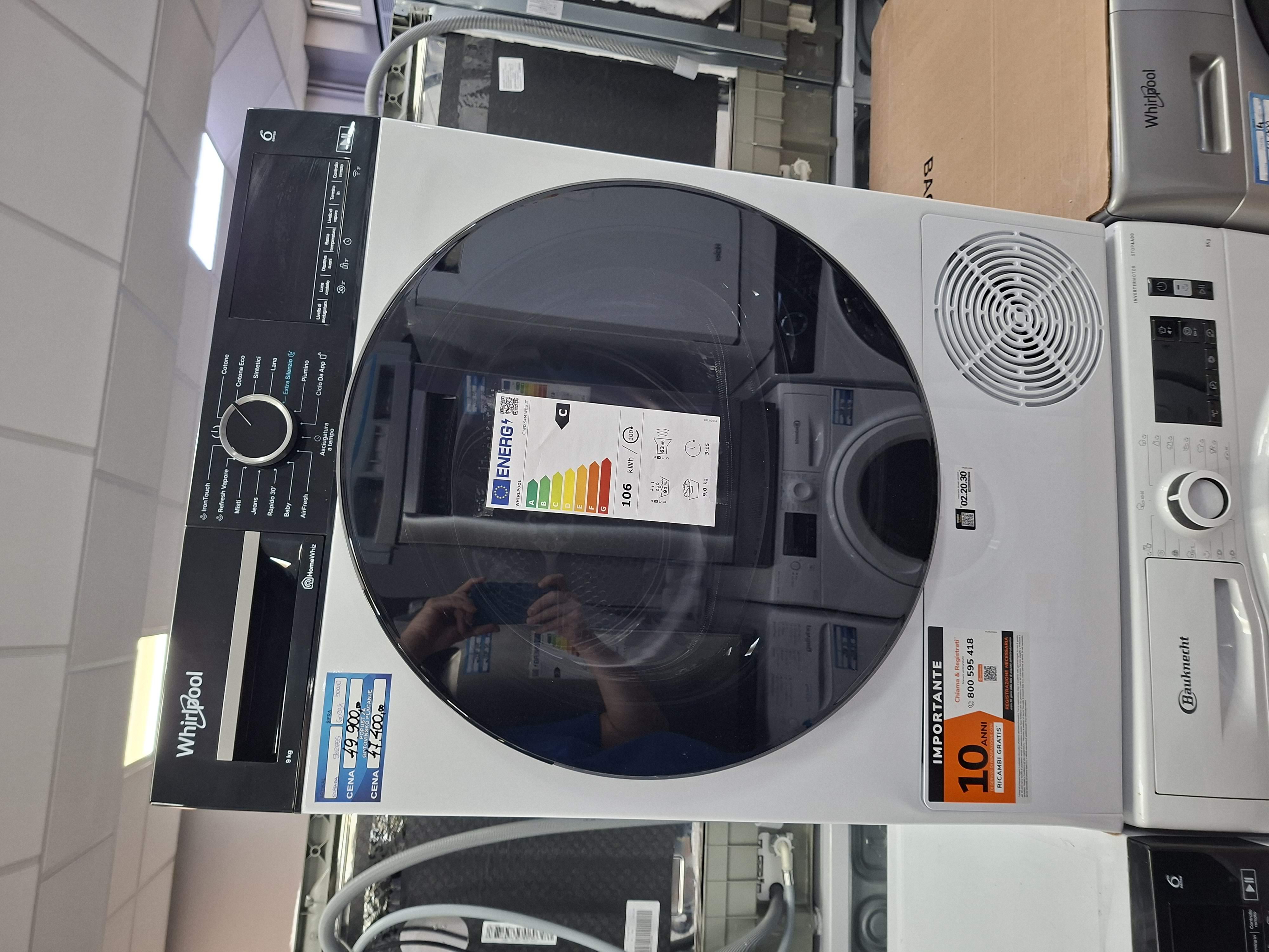 Mašina za sušenje veša Whirlpool C WD 94M WBS IT , 9kg