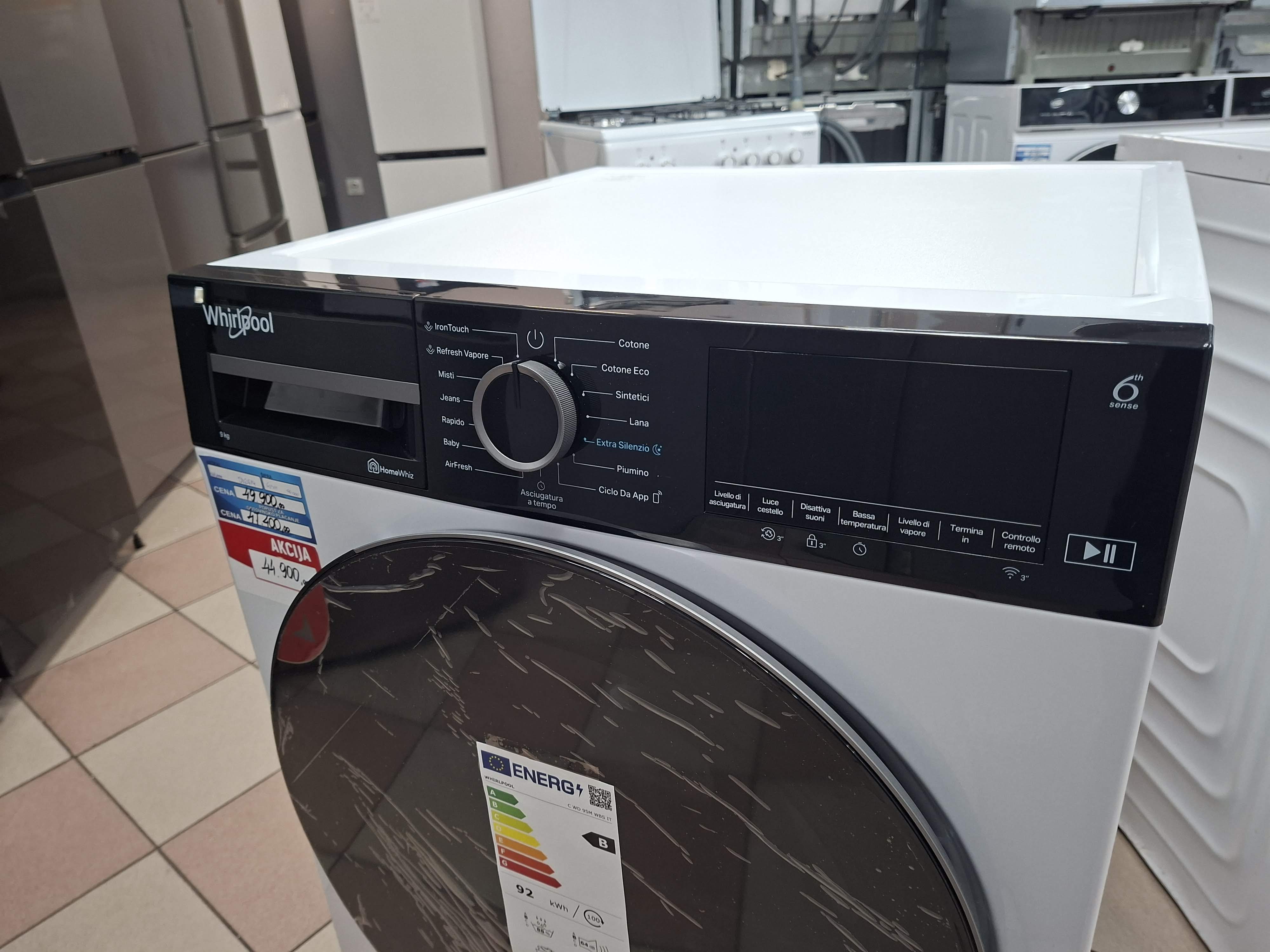 Mašina za sušenje veša Whirlpool C WD 95M WBS IT , 9kg